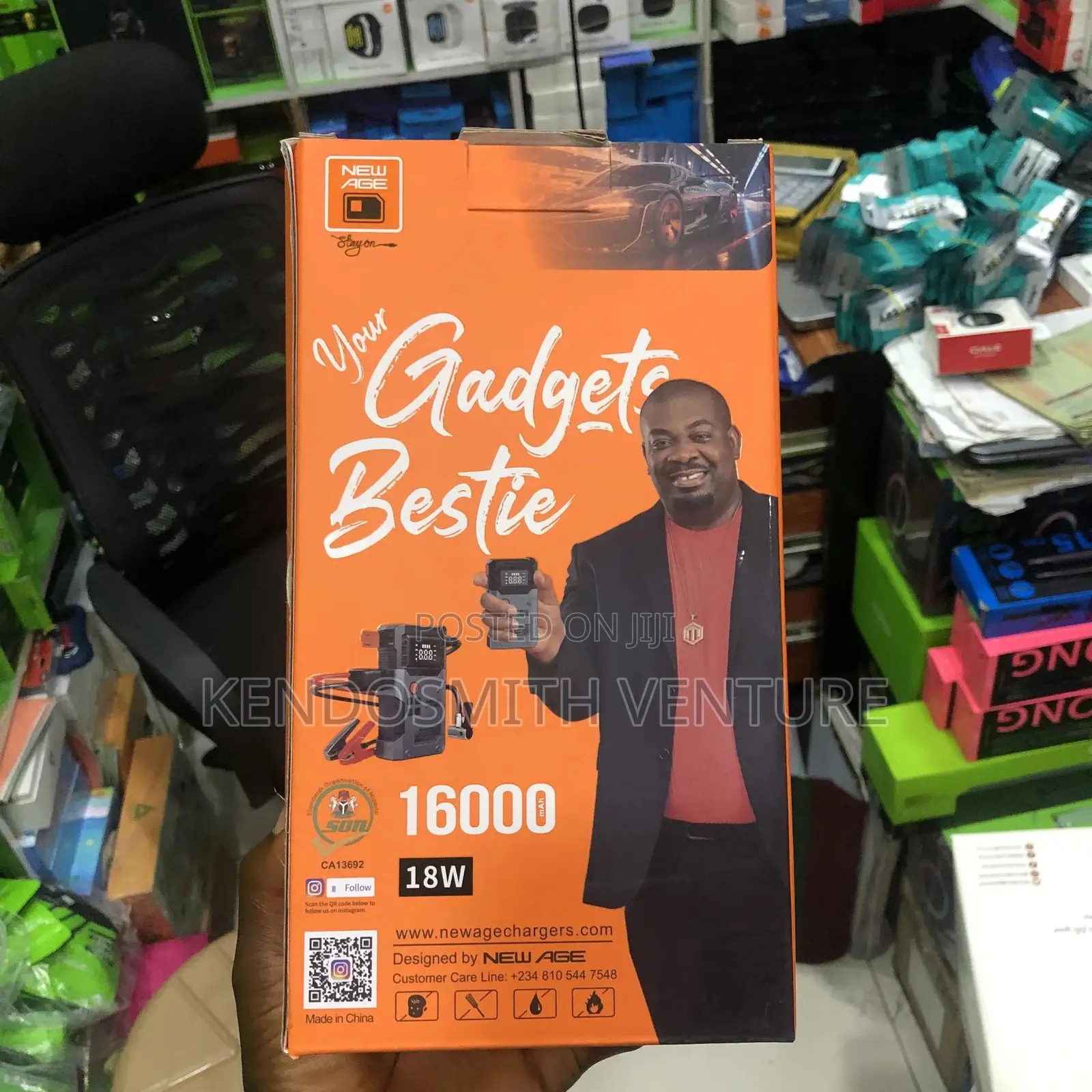 Newage 16000mah 18w Jump Starter