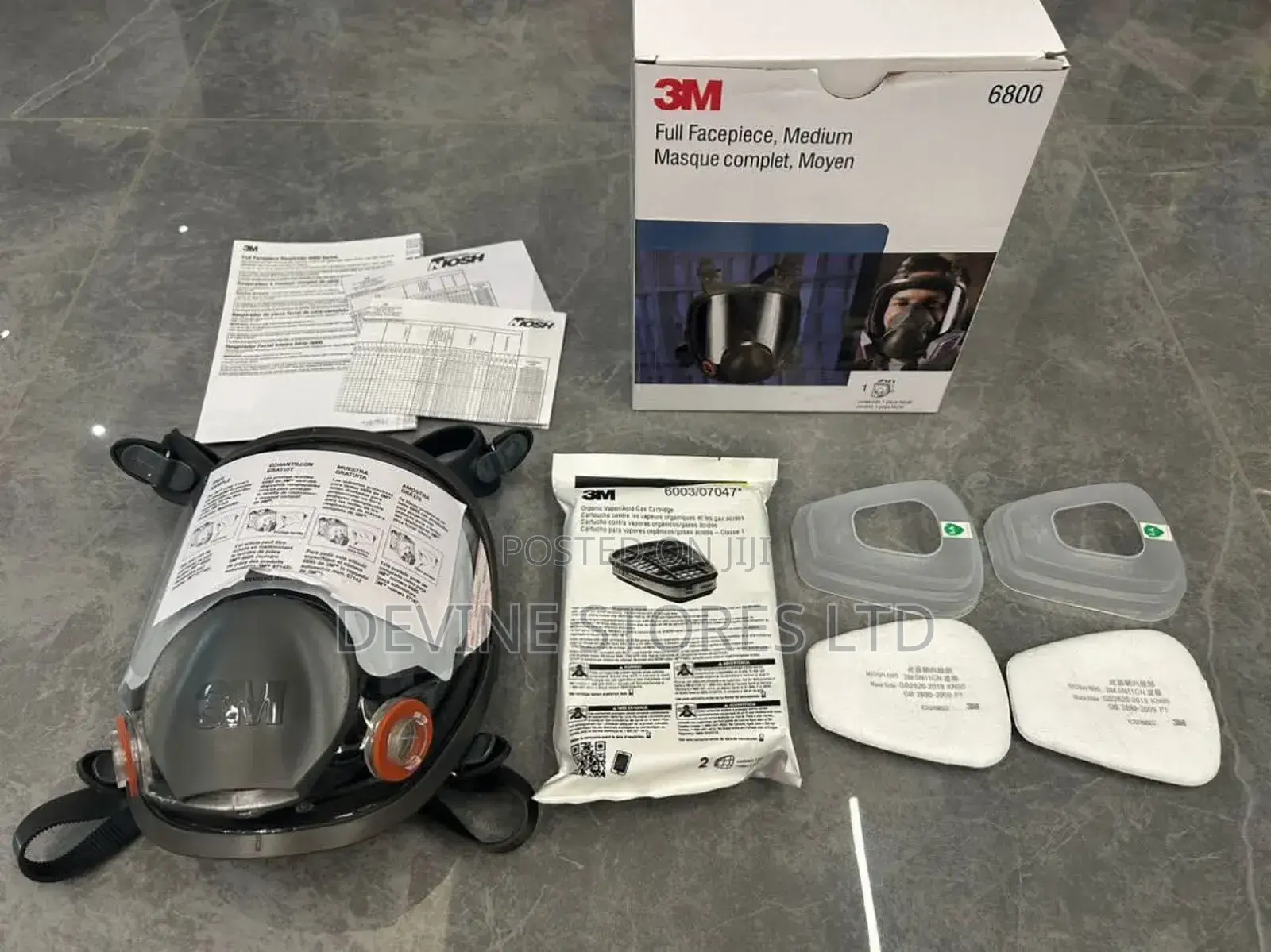 3m Full Respiratory Gas Mask