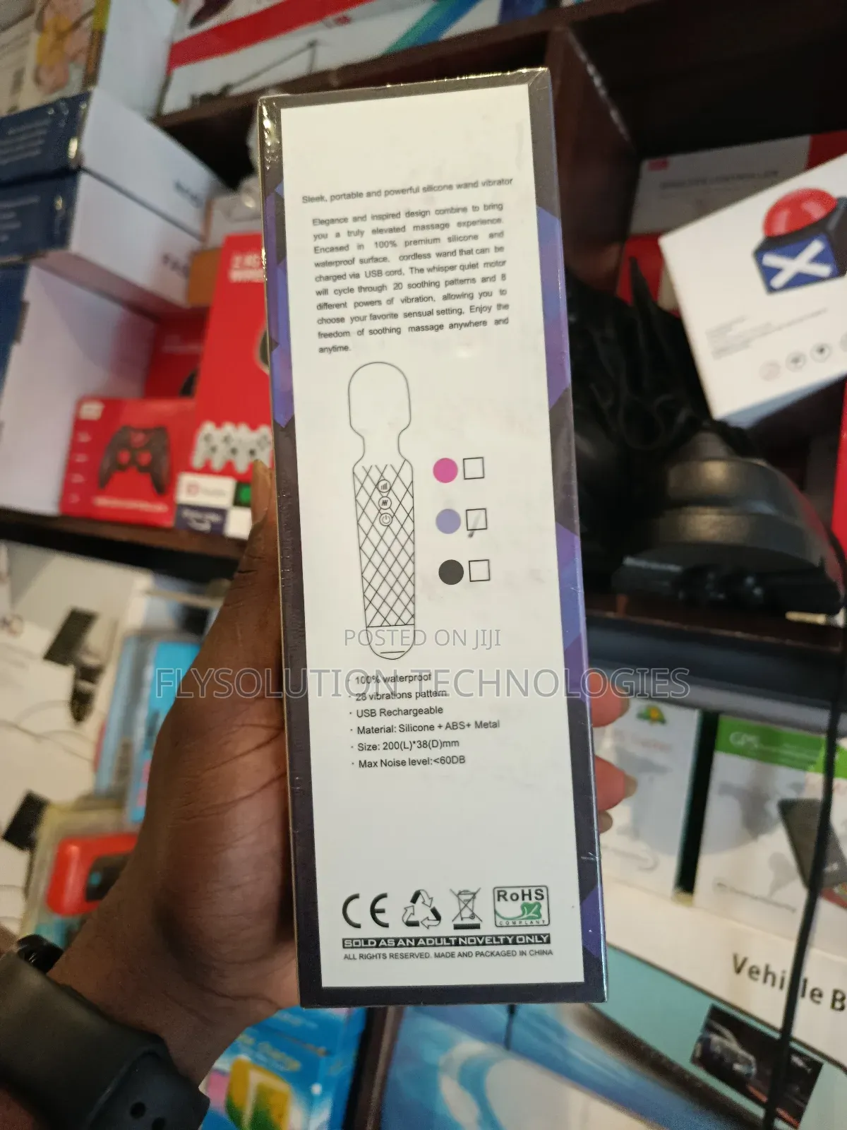 Mini Wand Female Sex Vibrator Quiet Vibrations Silicone Massage Head