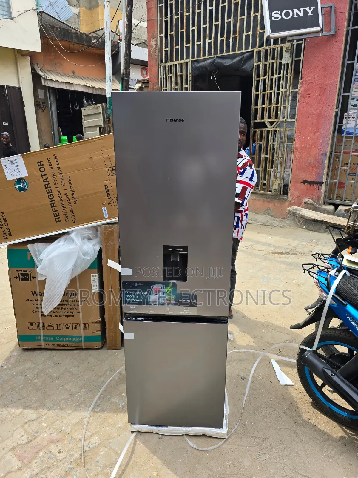 Rd-35dcb Hisense Refrigerator With Water Dispenser 264litters