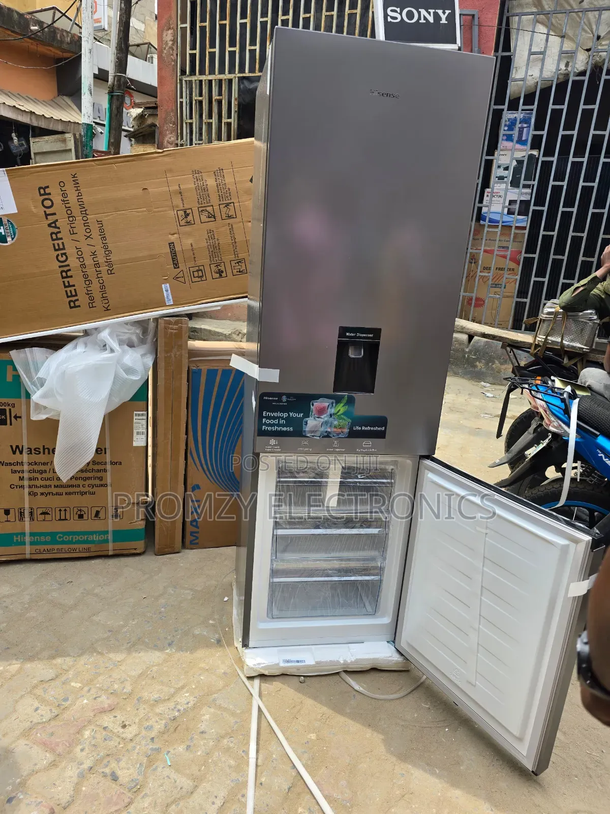 Hisense Refrigerator With Water Dispenser Rd-35dcb 264l