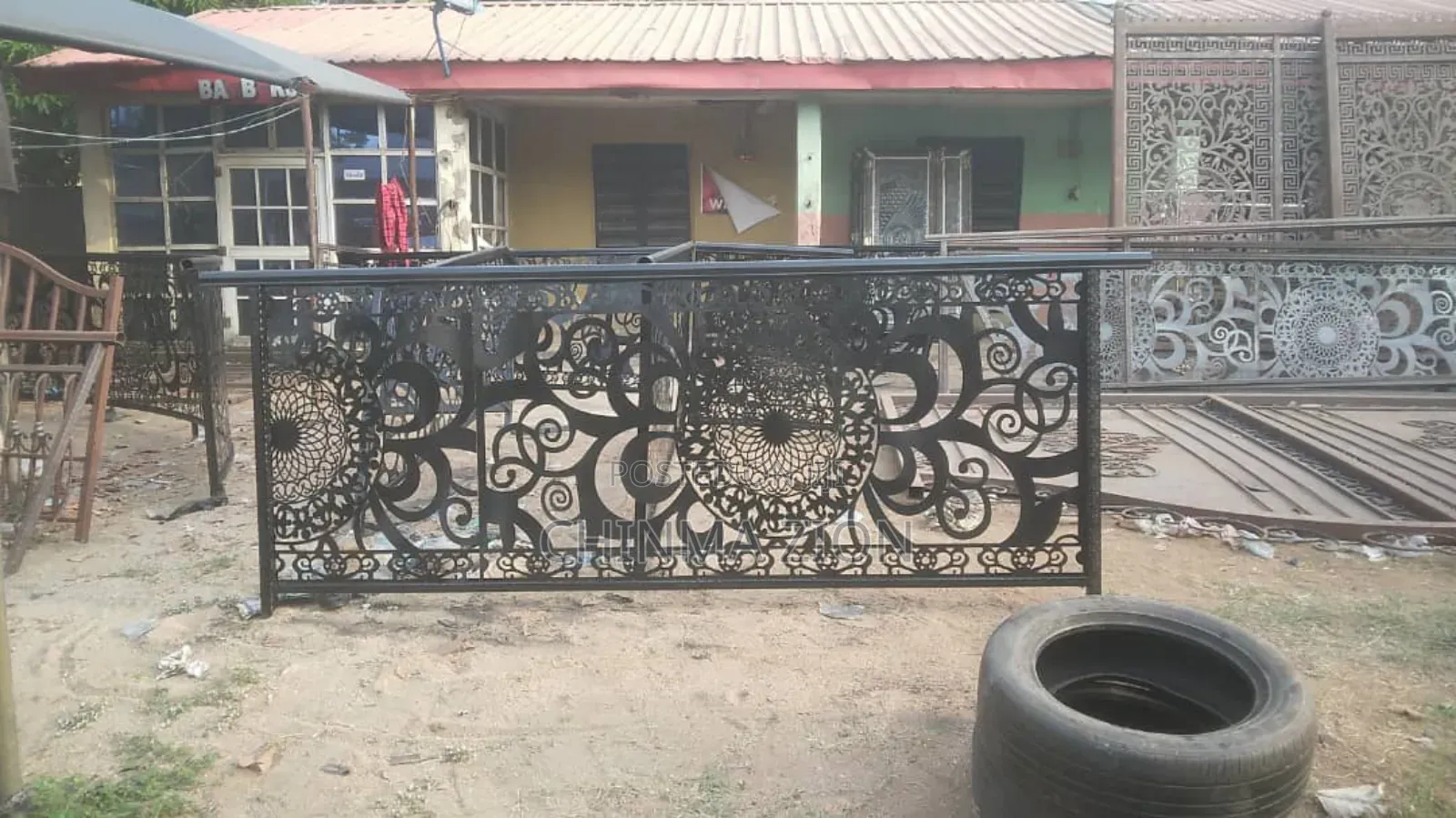 Wrought Iron Laser Cut Handrail