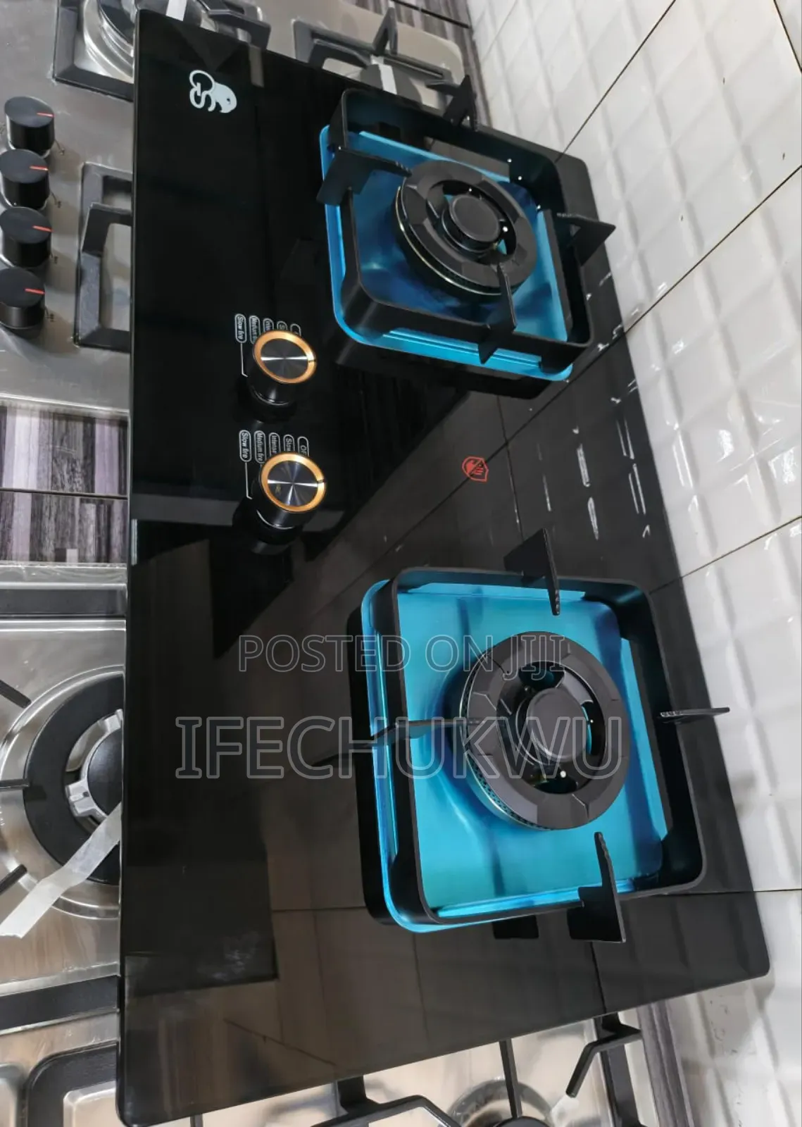 Original High Quality Gs Built-in Automatic 2 Burners Gas Cooker