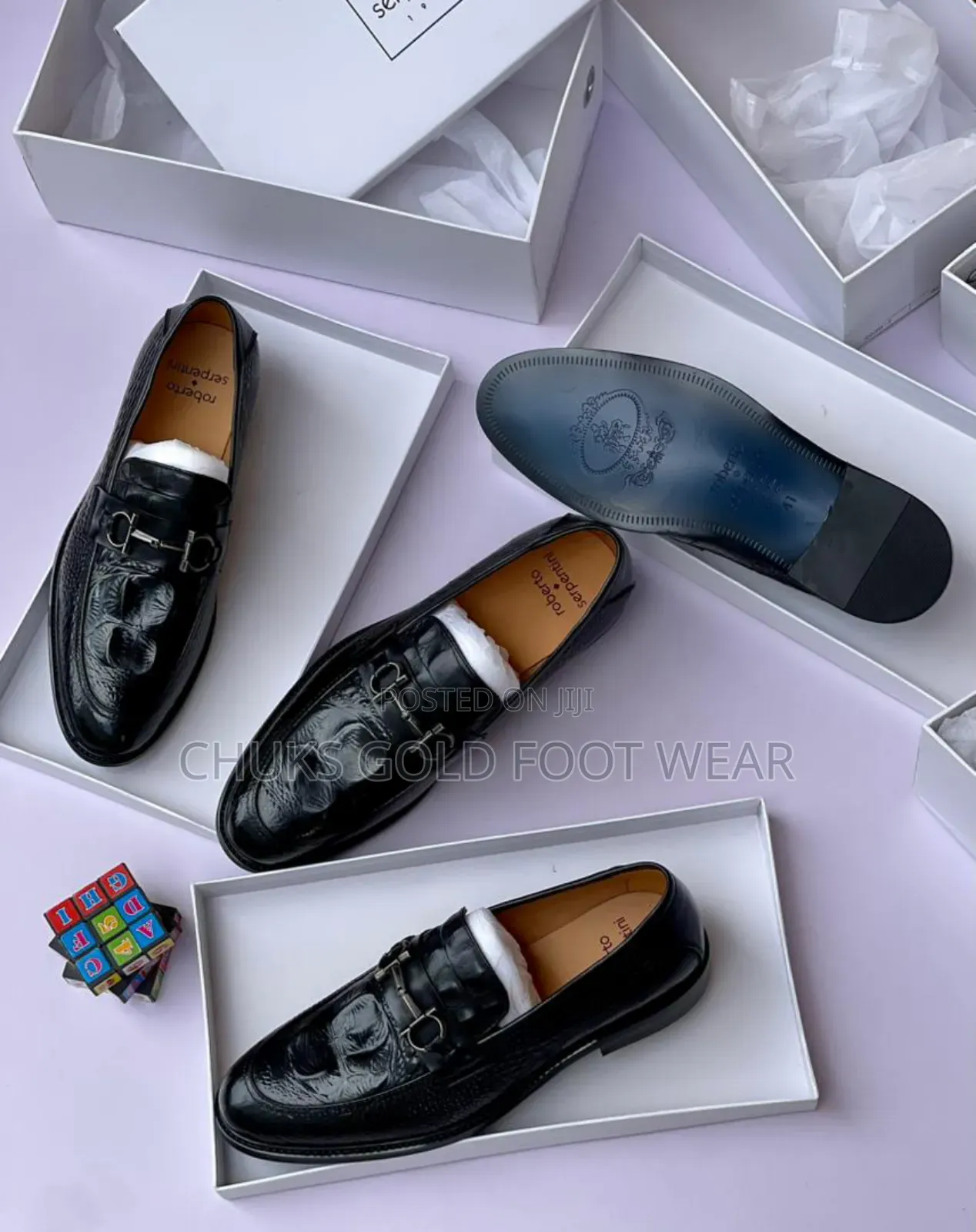 Step Into Elegance With Roberto Serpentine Shoes