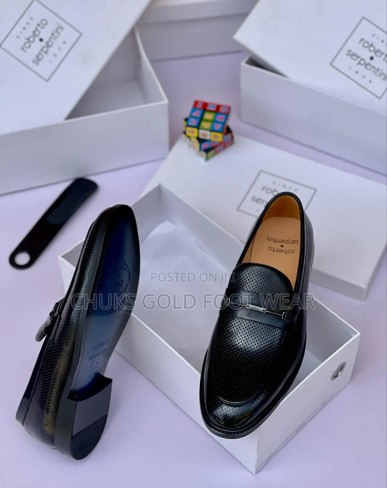 Step Into Elegance With Roberto Serpentine Shoes