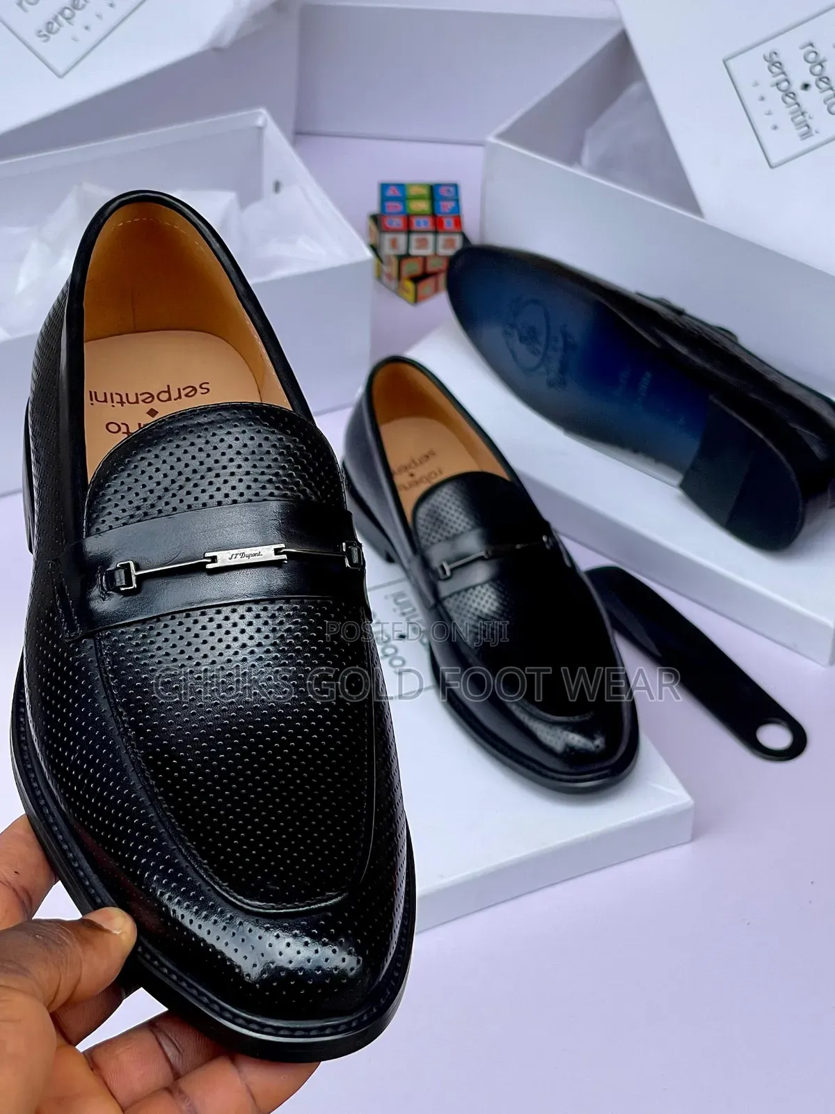 Step Into Elegance With Roberto Serpentine Shoes