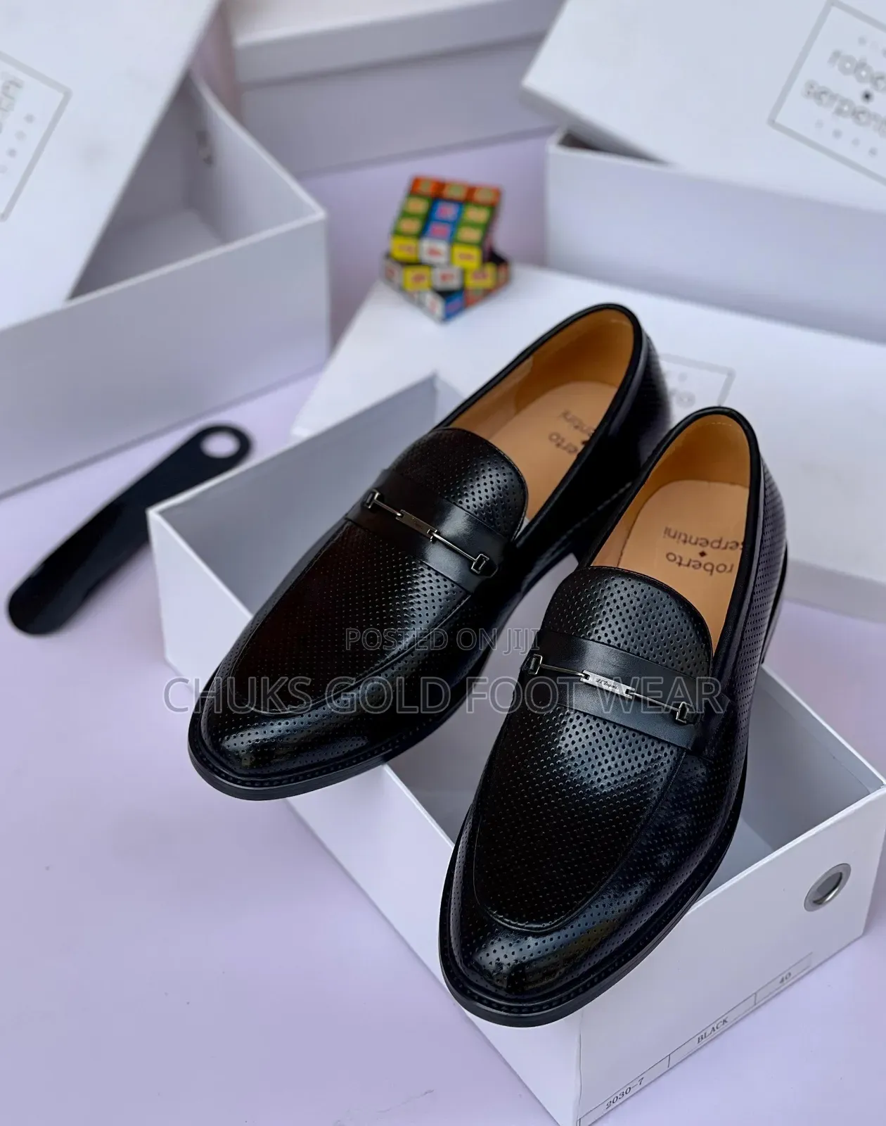 Step Into Elegance With Roberto Serpentine Shoes
