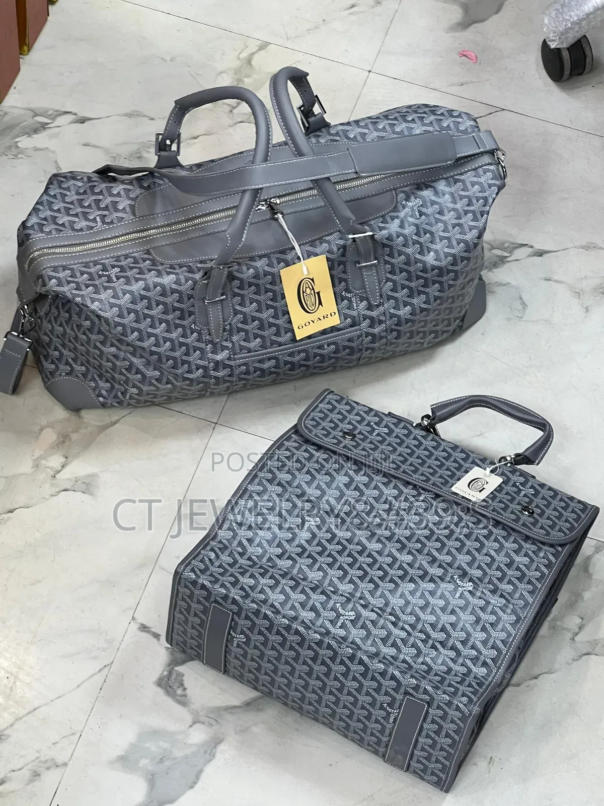 Luxury Combo Goyard Duffle Bag/Backpack