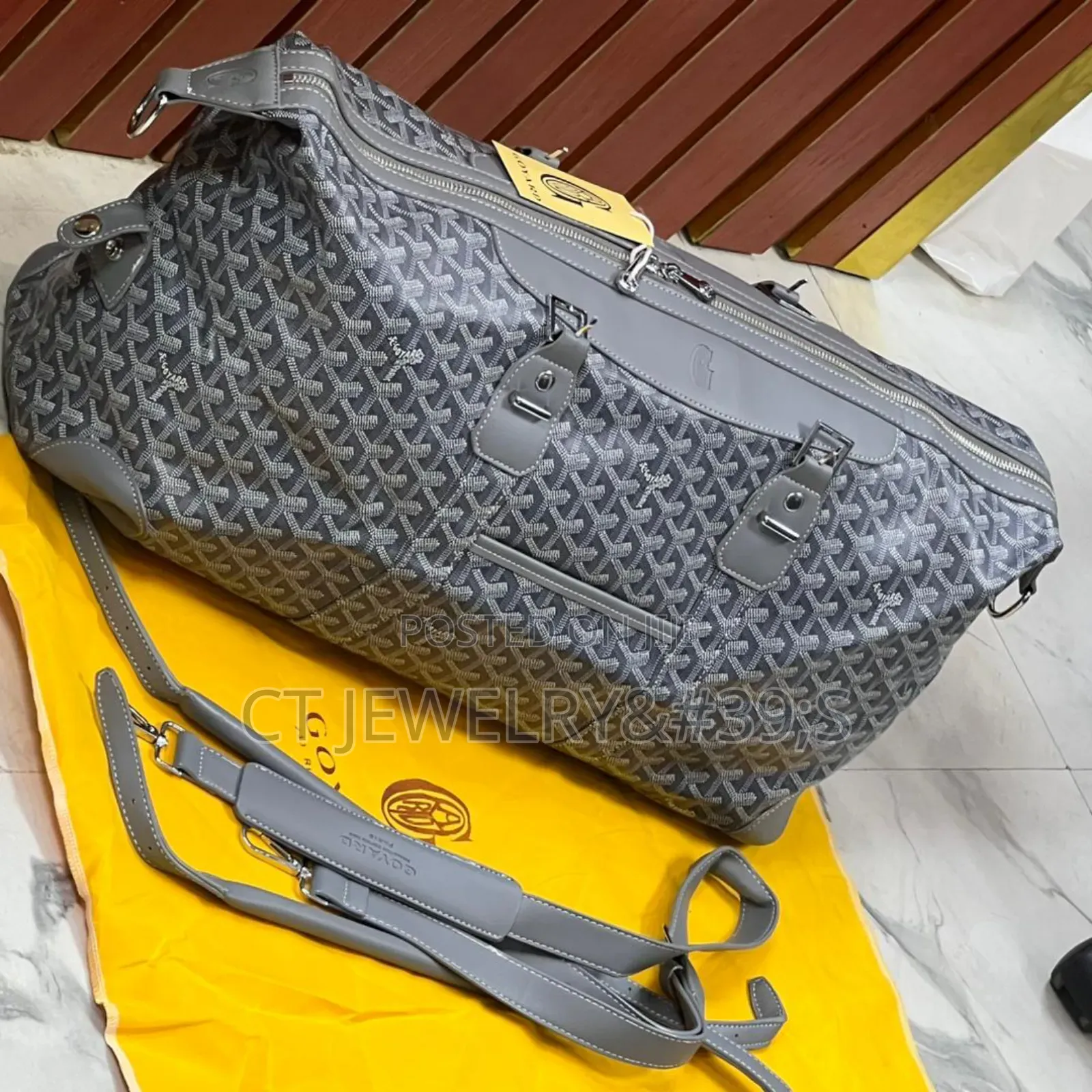 Luxury Combo Goyard Duffle Bag/Backpack