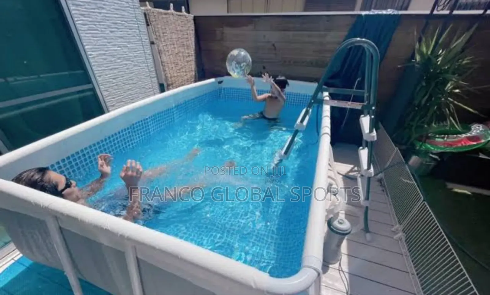 Intex Prism Rectangular Swimming Pool Set.