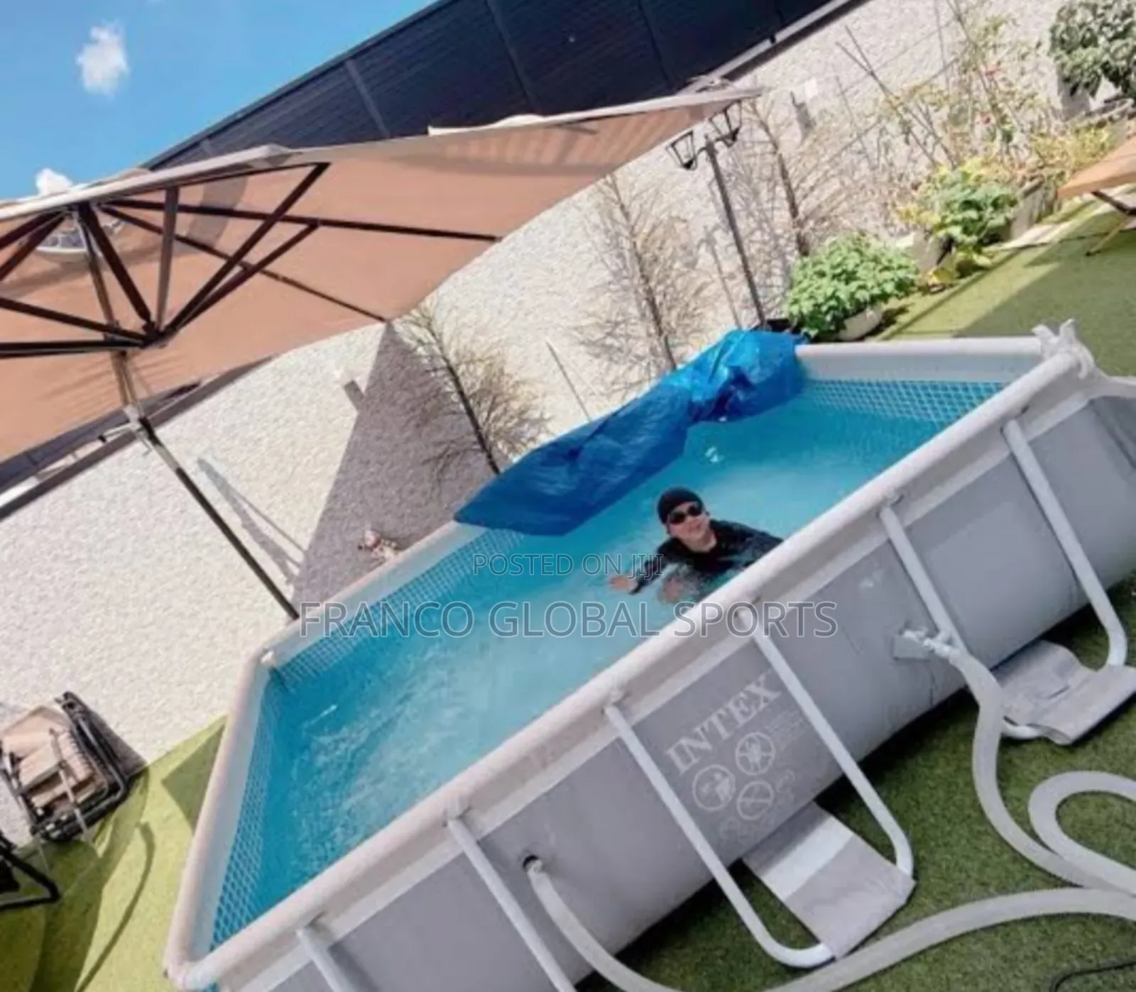 Intex Prism Rectangular Swimming Pool Set.