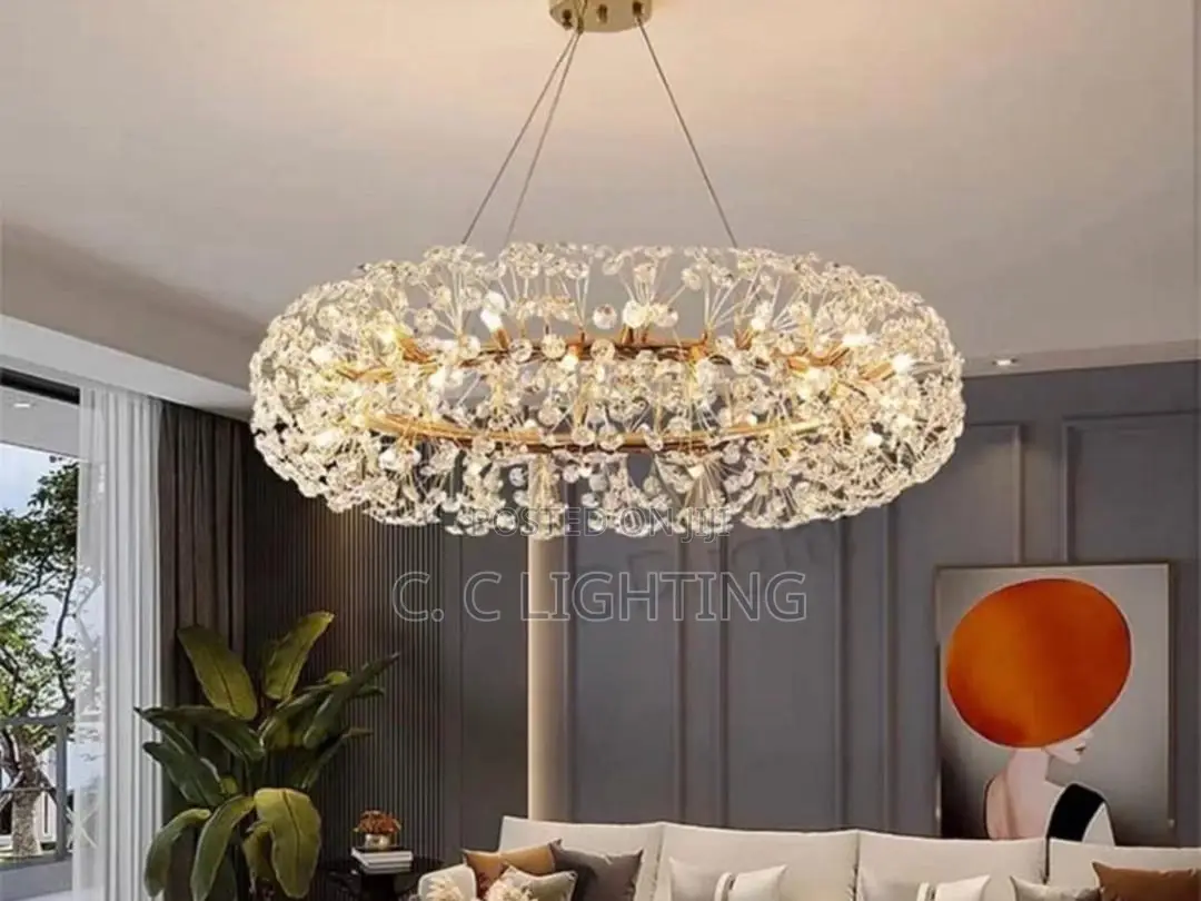 Crystal by 600 Drop Chandelier Light