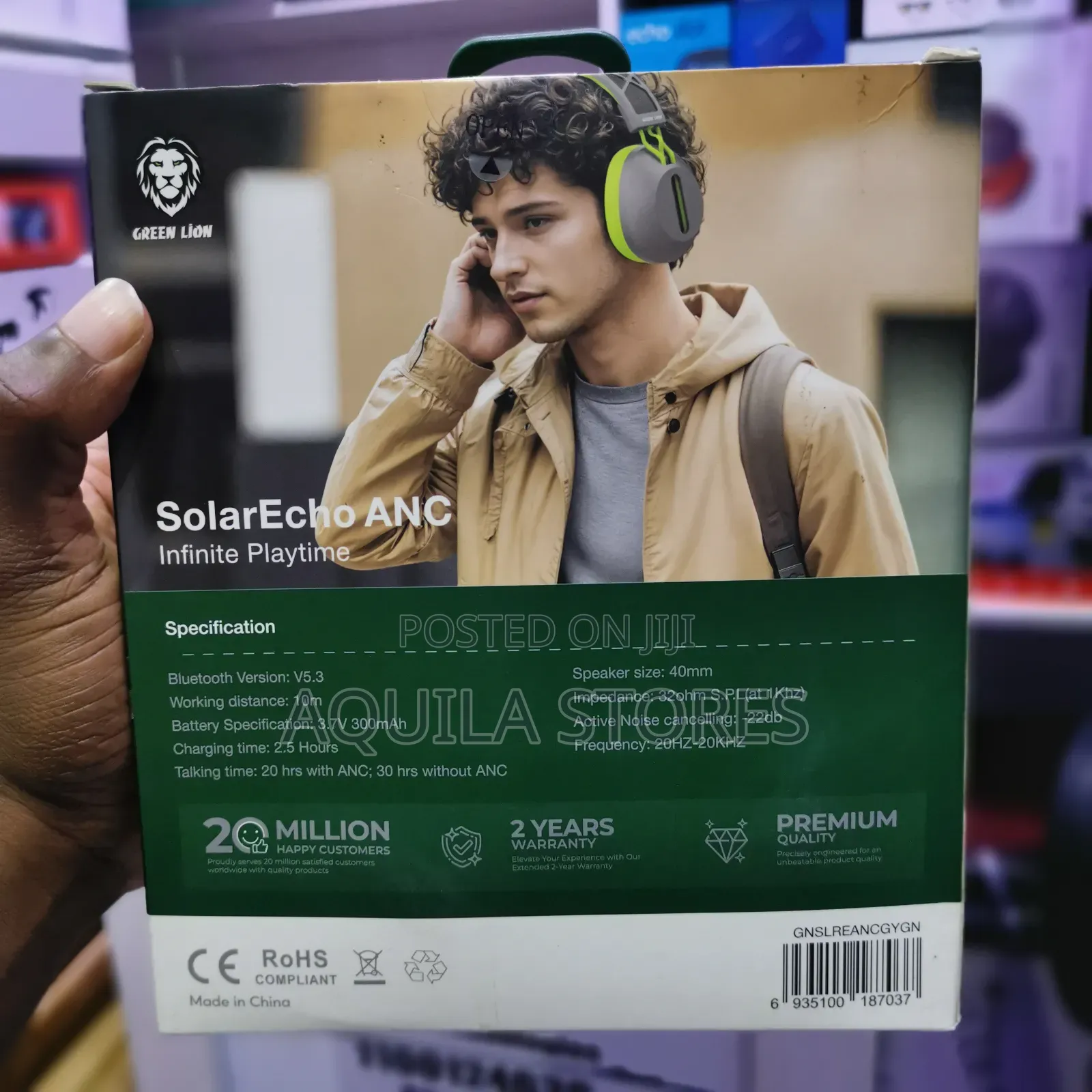 Green Lion Solarecho Anc Headphones