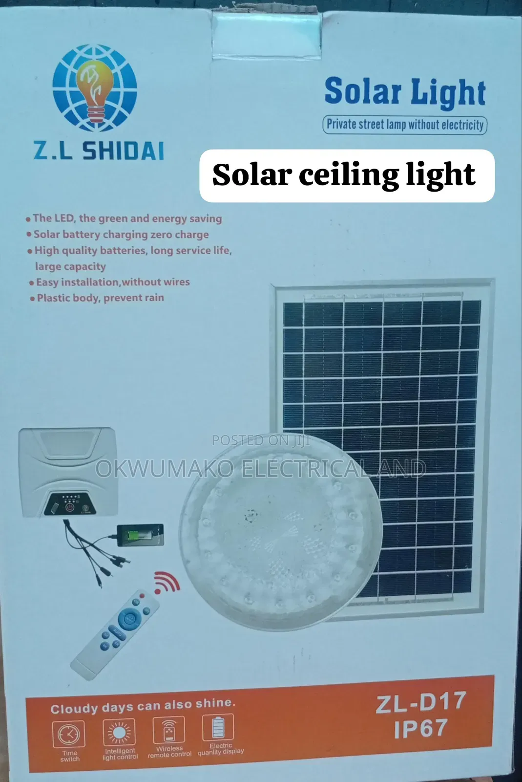 Solar Celling Light
