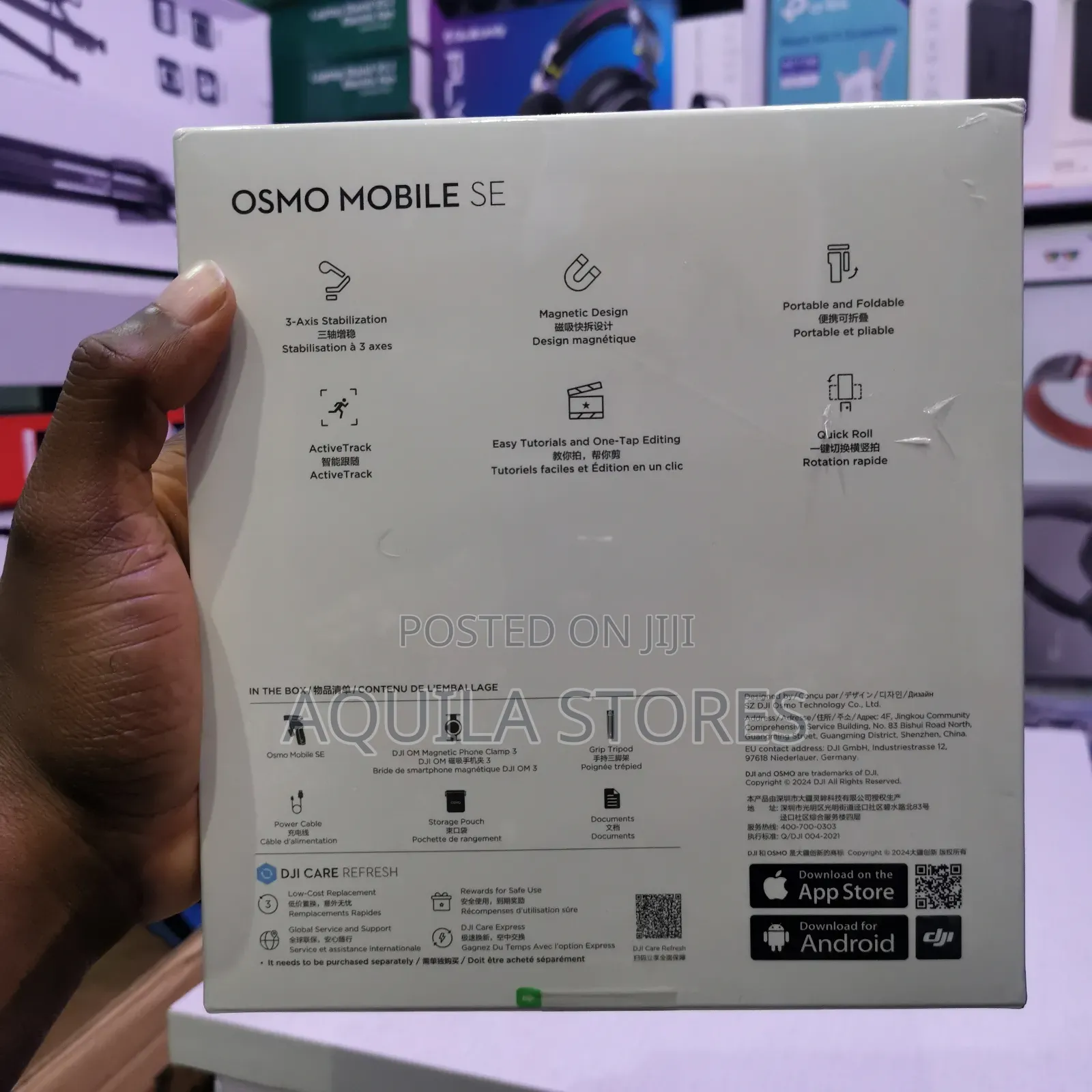 Dji Osmo Mobile Se, A 3-axis Smartphone Gimbal Stabilizer