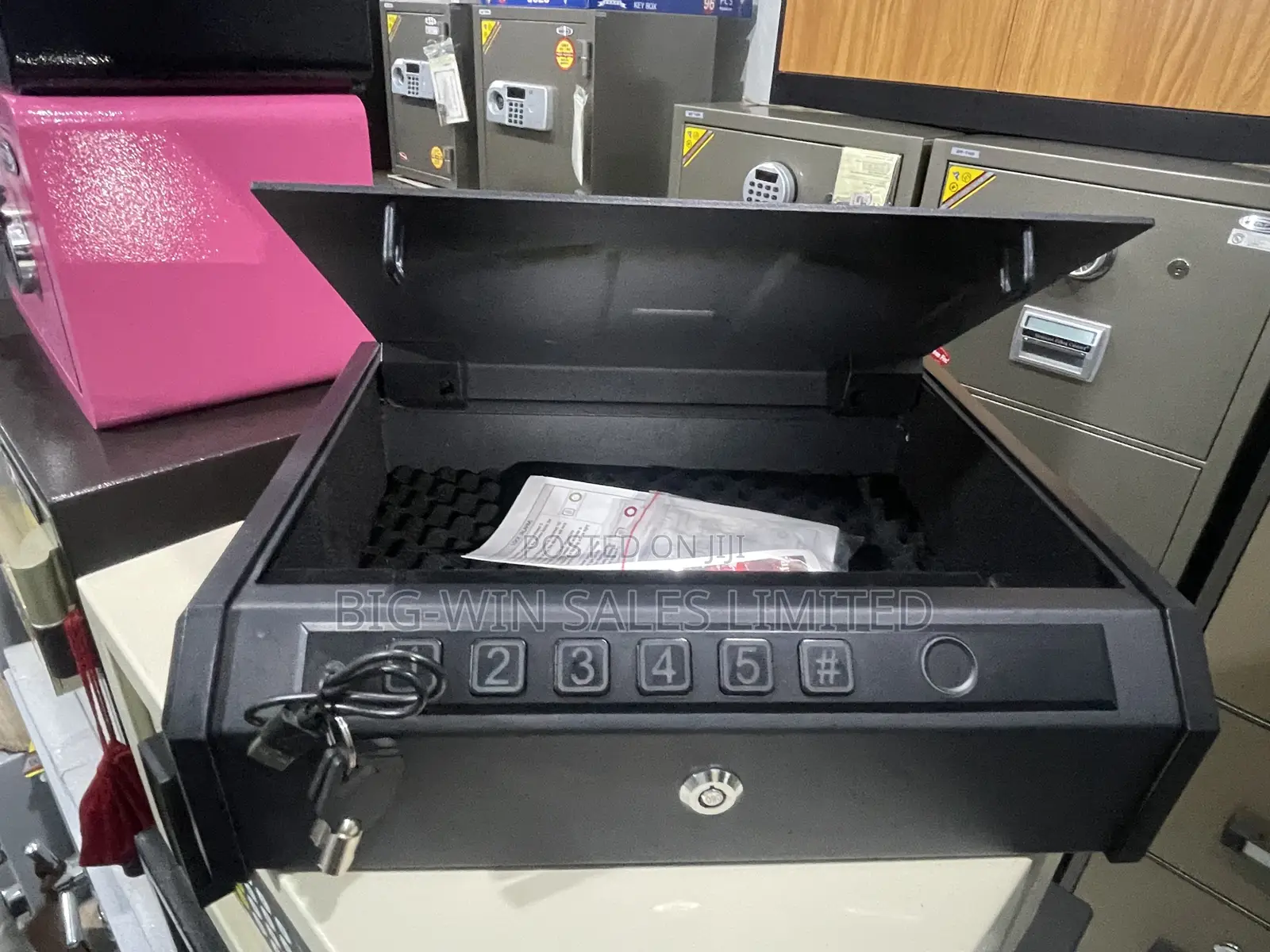 Fingerprints Cash Drawer Or Box