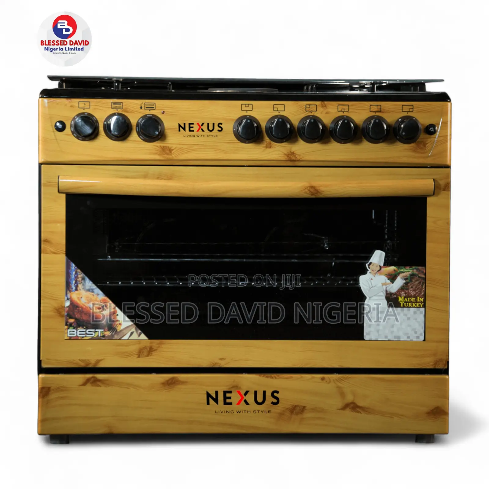 Nexus Nx-9002 (4+2) Gas Cooker Wood