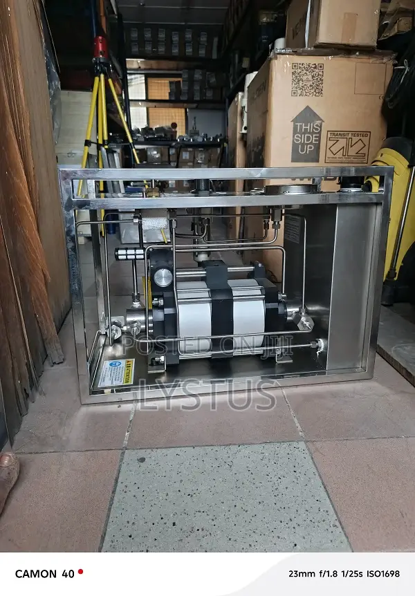 Hydrotest Pressure Pump: 50,750 Psi Outlet Pressure