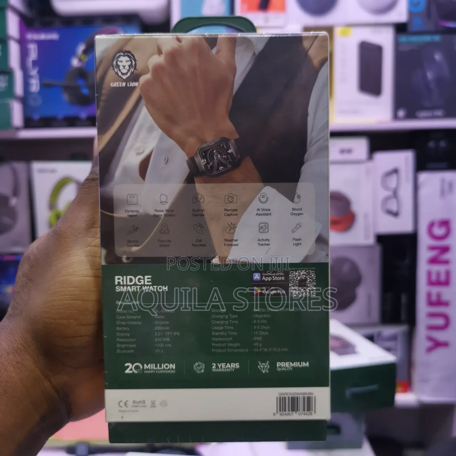 Green Lion Ridge Smart Watch