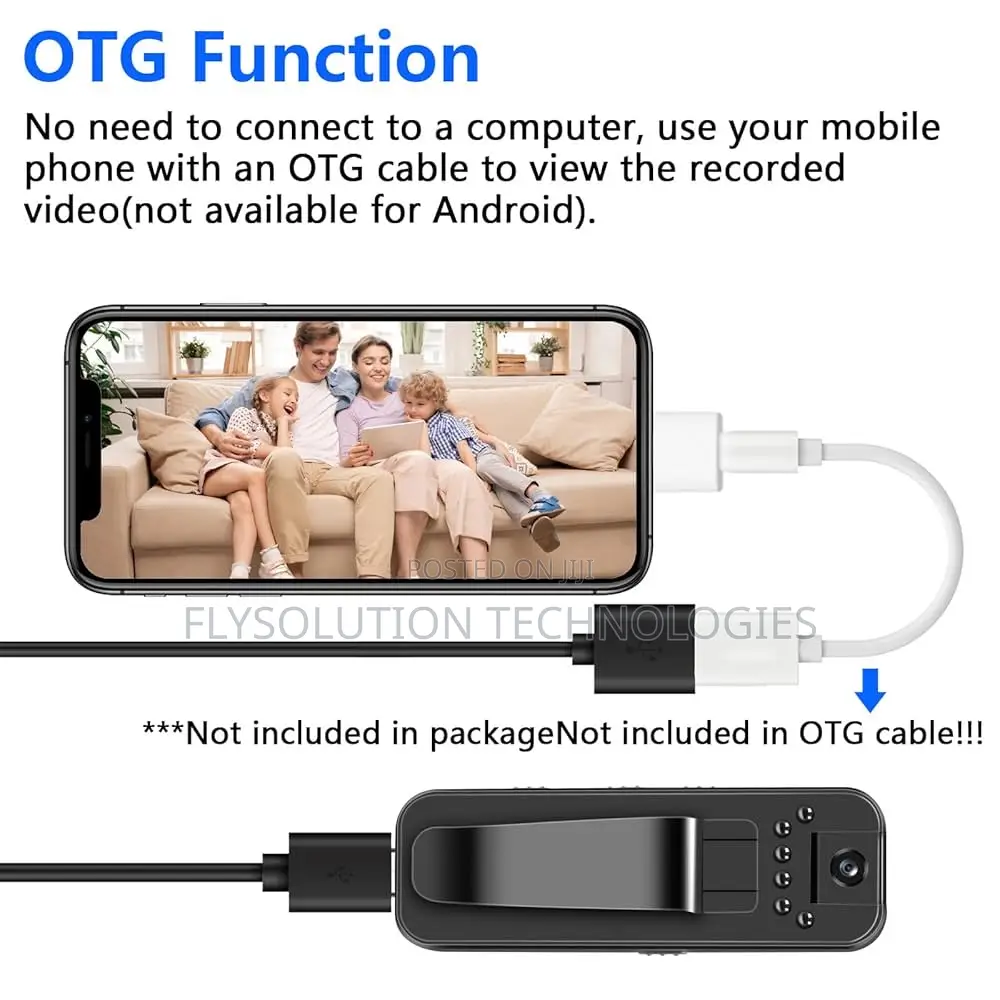 1080p Hd Mini Camera Body Spy Camera Video Recorder