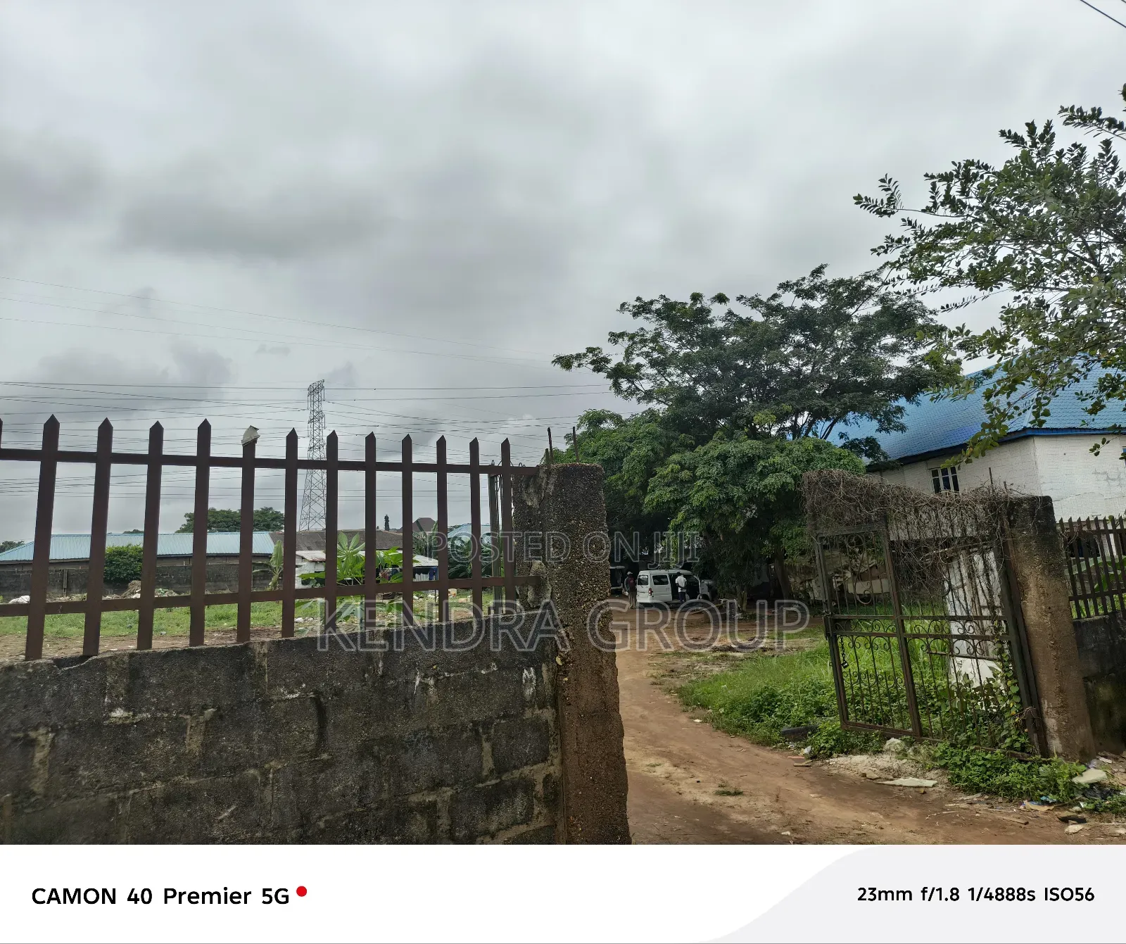 2 Plots Together Facing Road at Ginti , Along Ijede Road