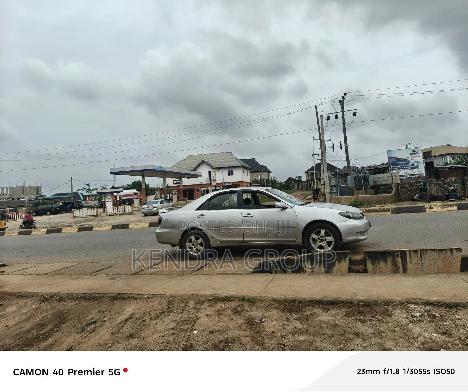 2 Plots Together Facing Road at Ginti , Along Ijede Road