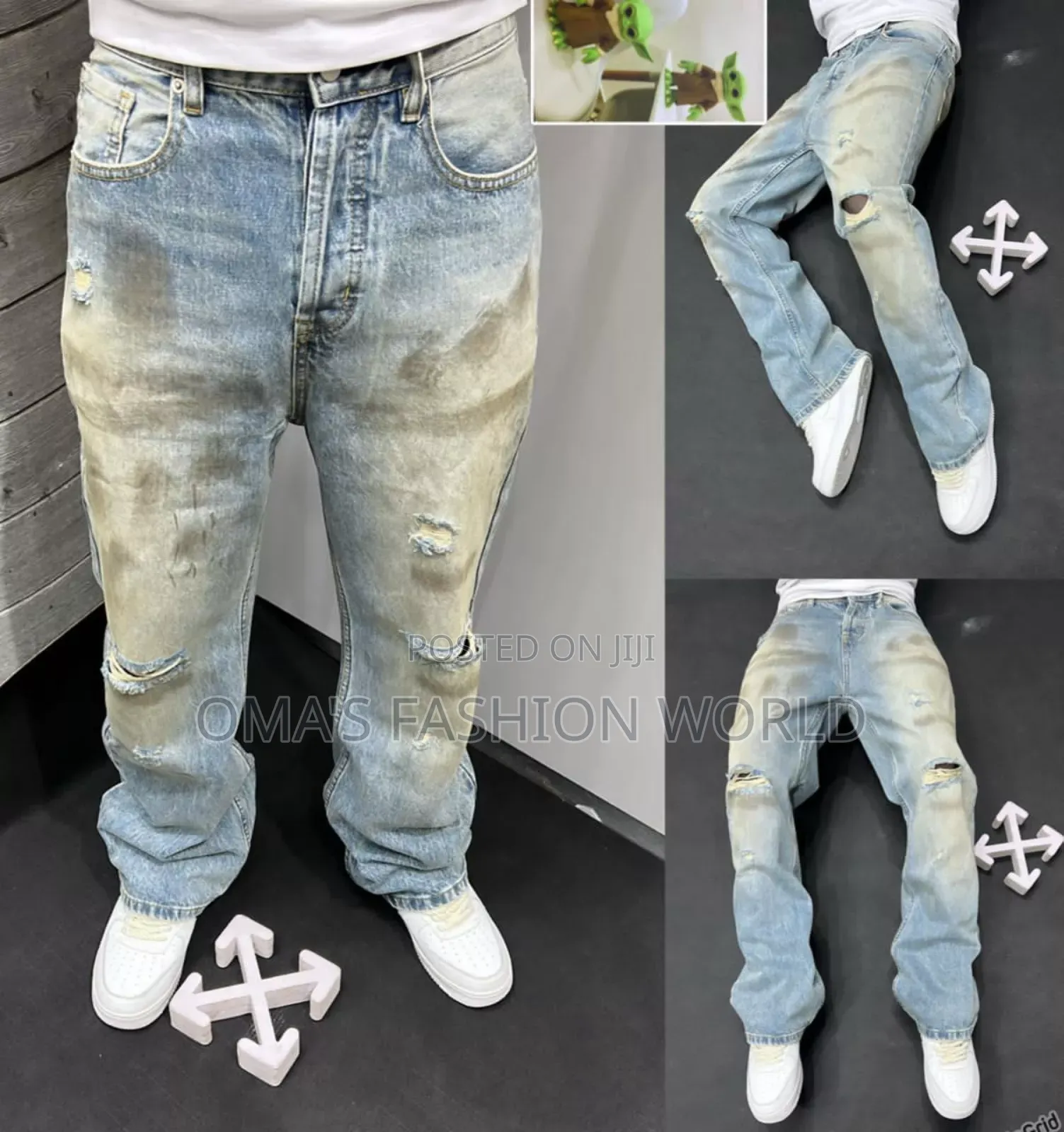 *Luxury Wears Nice Quality Baggy Jeans Available in Store  *