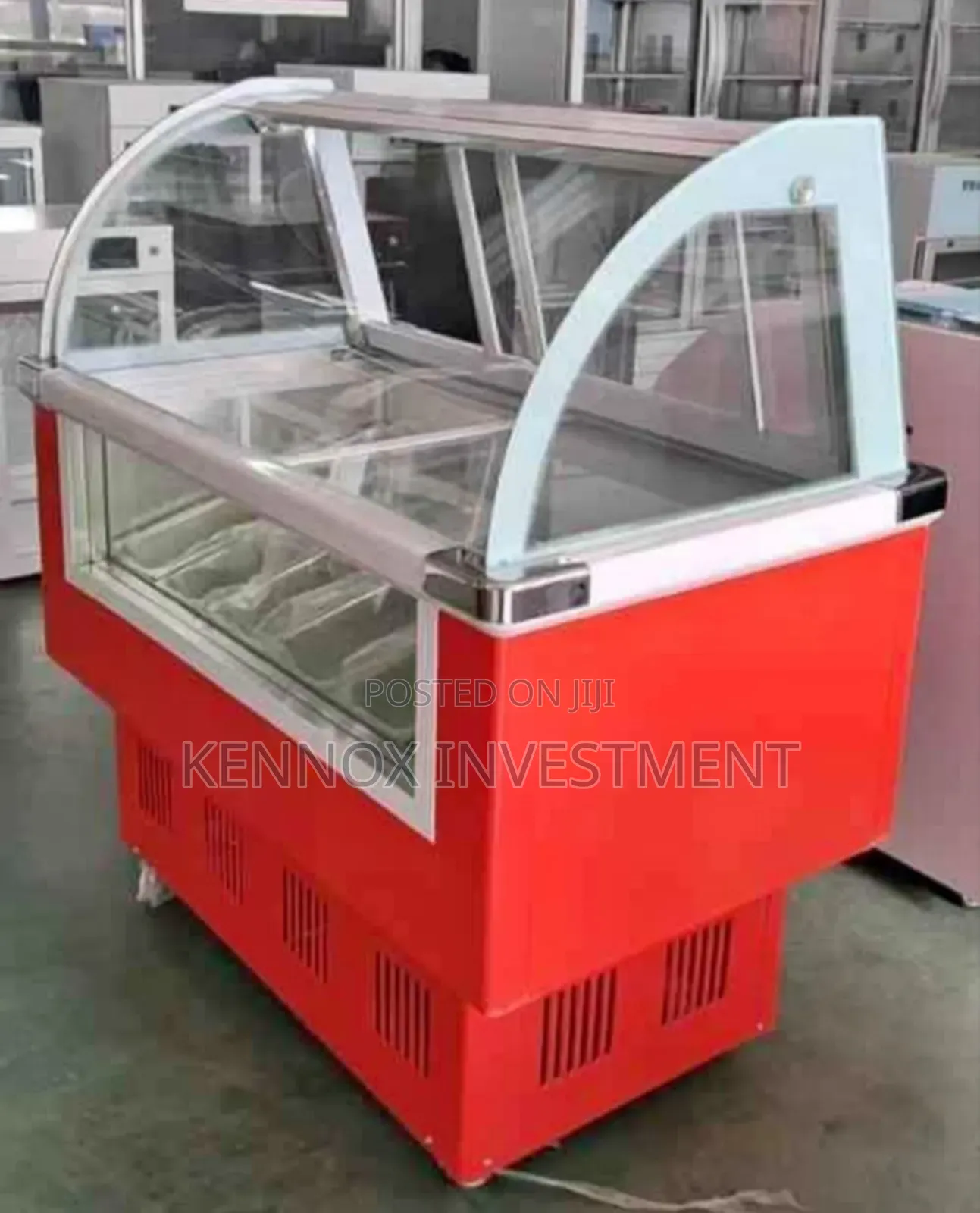 Perfect 12pans Ice Cream Display Chiller