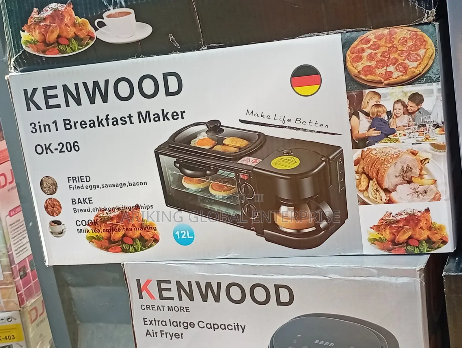 12 Liter Breakfast 2 in 1 Maker.