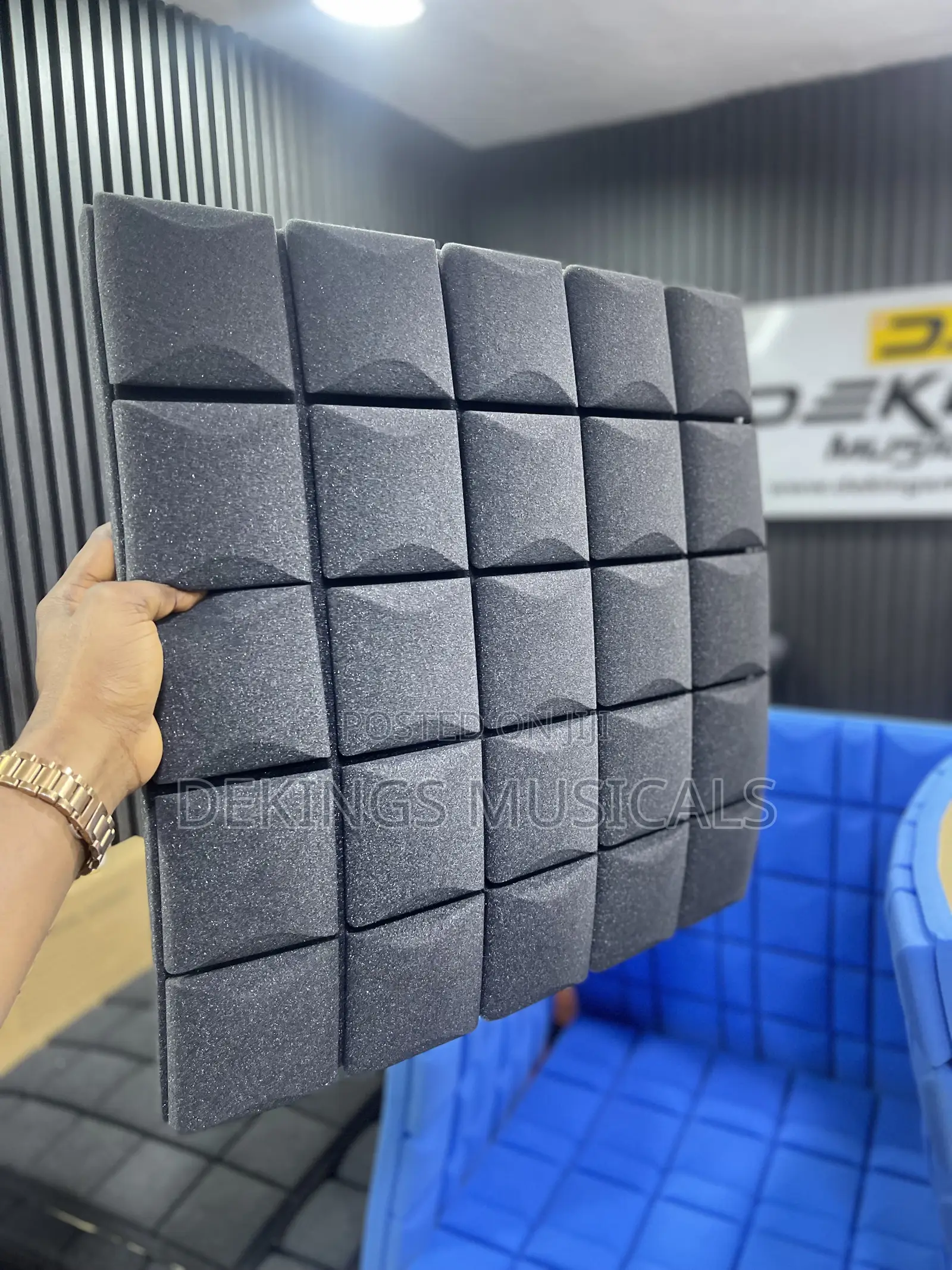 Acoustic Foam 50x50cm Sound Proof Wall Panels