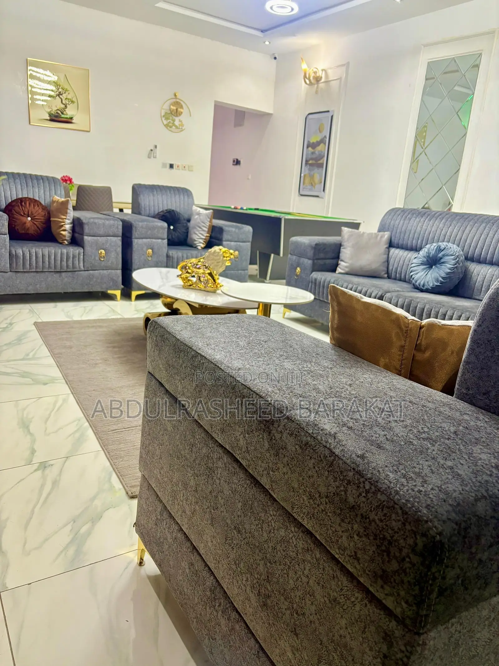 Luxury 4 Bedroom Self Compound With Pool Snooker Bathtub
