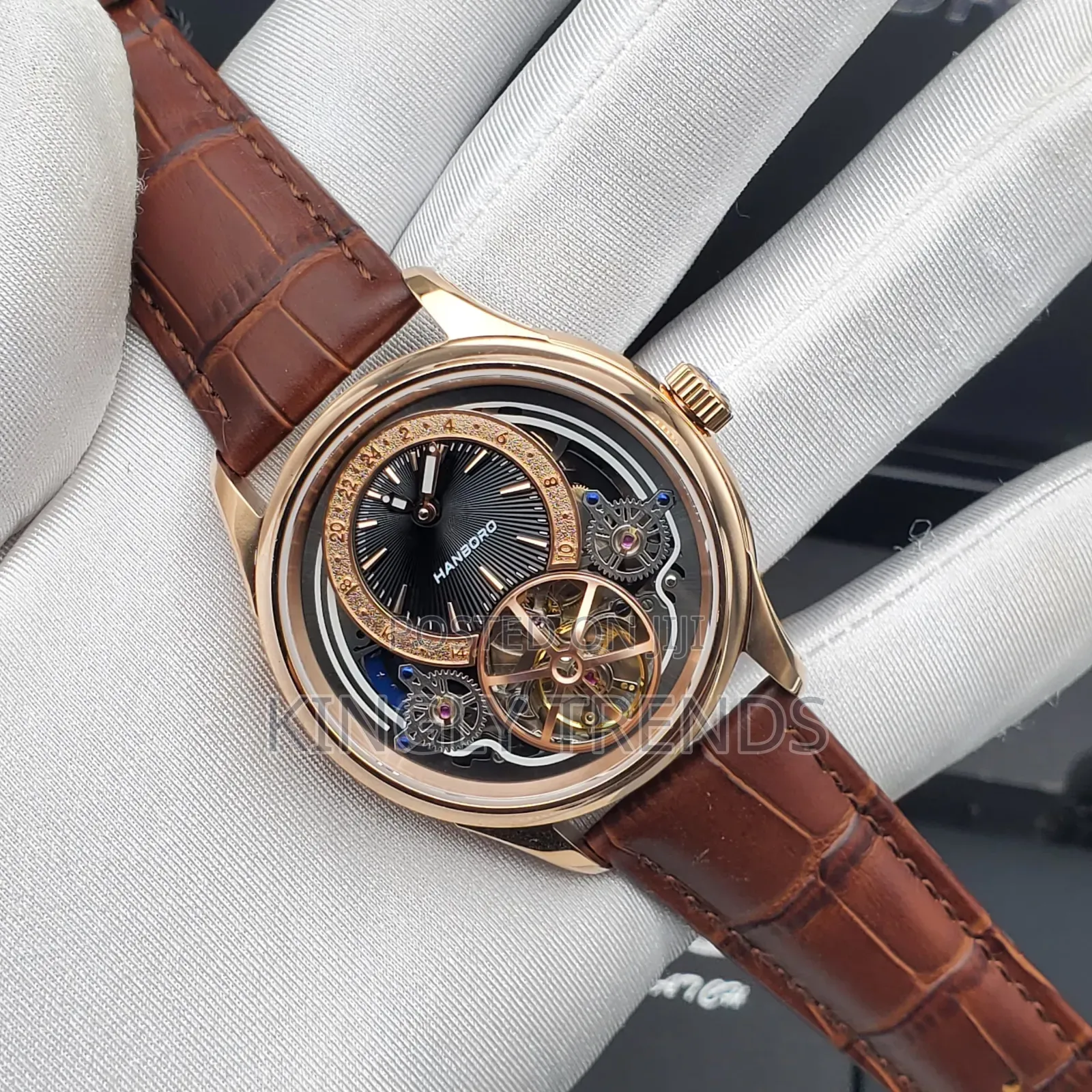 Hanboro Skeleton Automatic Wristwatch