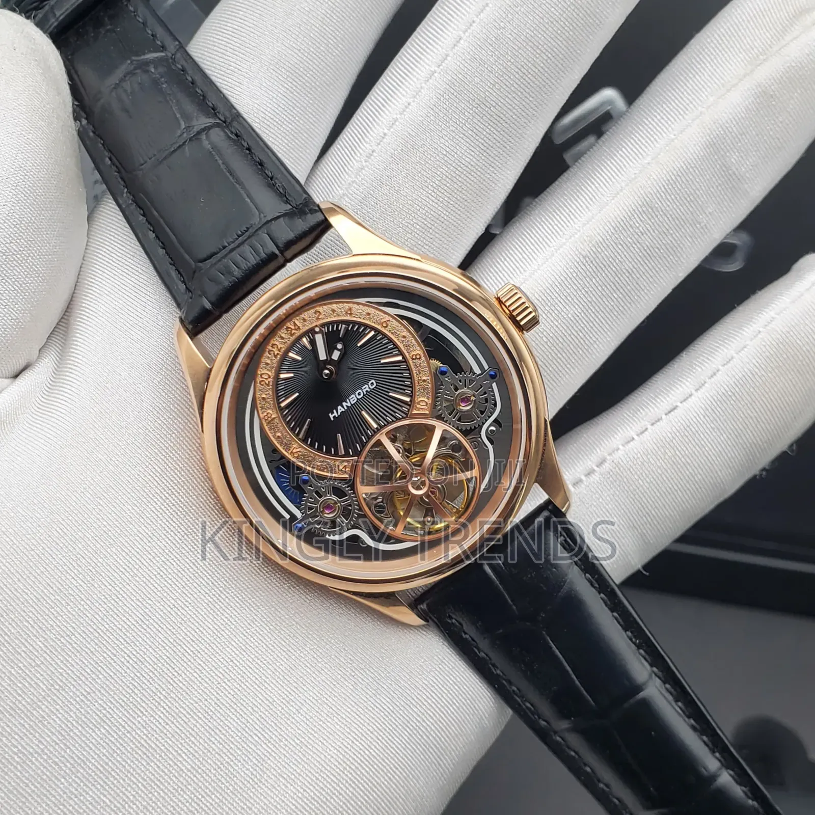 Hanboro Skeleton Automatic Wristwatch