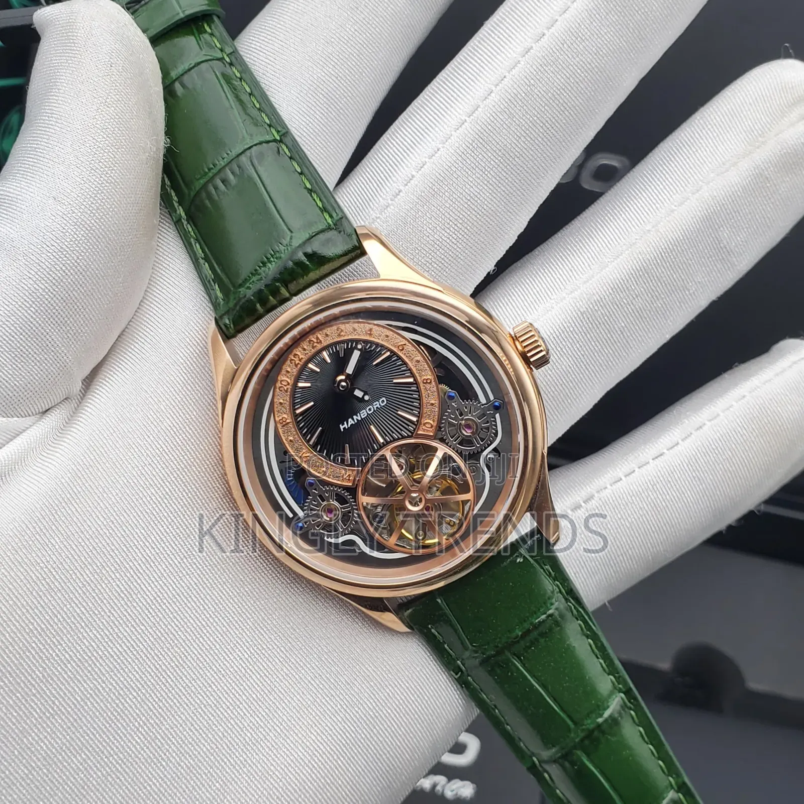Hanboro Skeleton Automatic Wristwatch