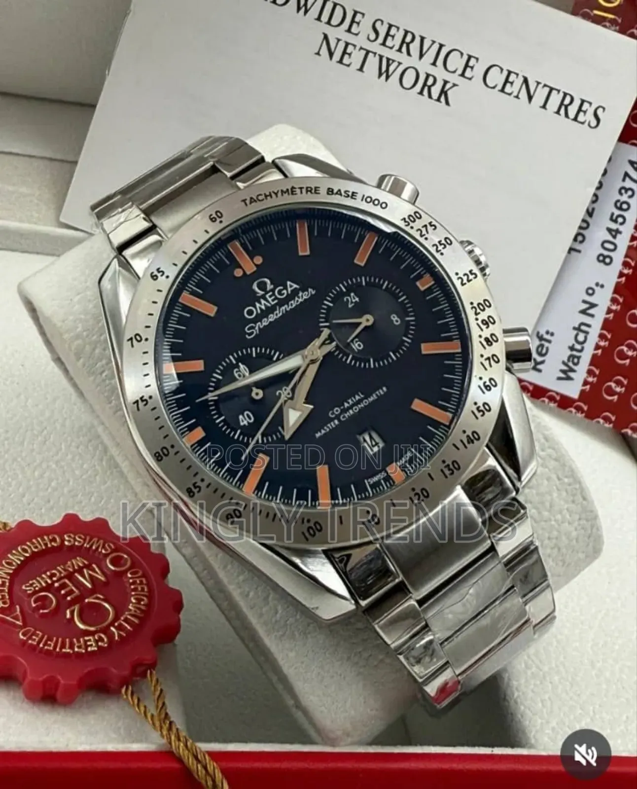 Omega Seamester Chronograph Chain Wristwatch