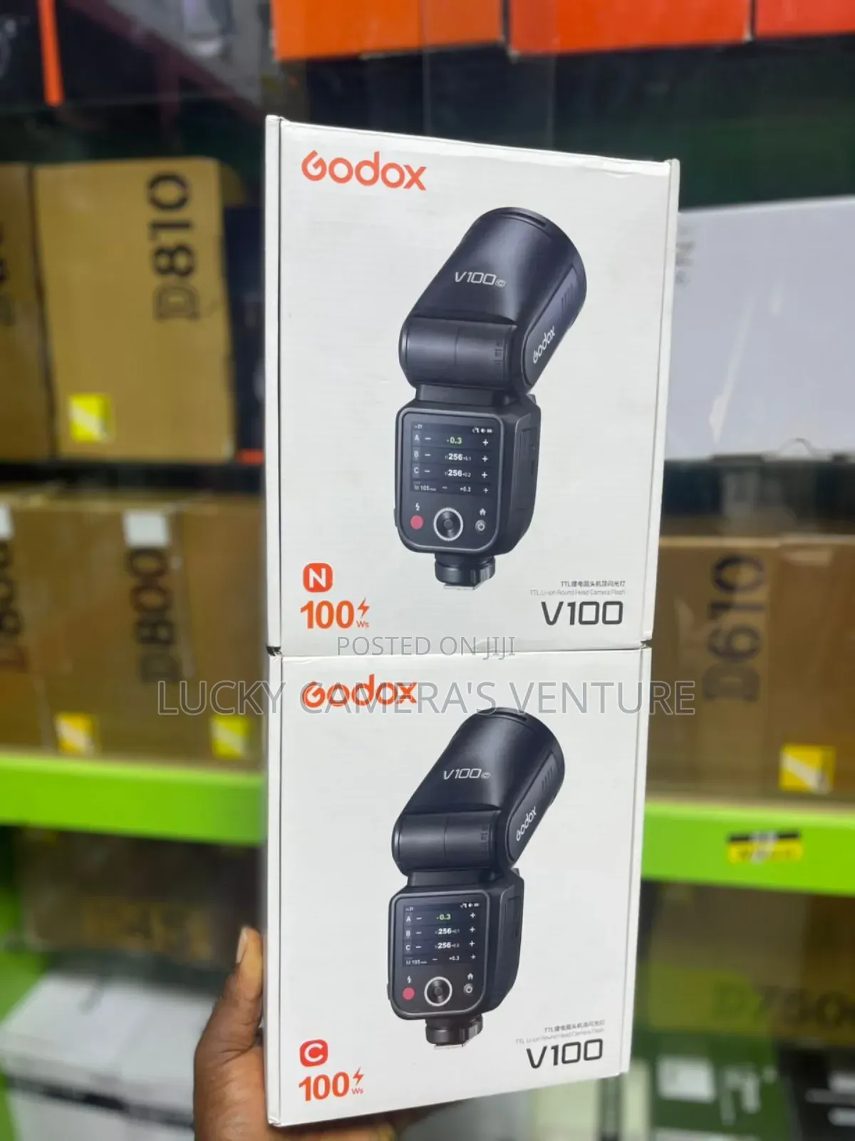 Godox V100 Flash Nikon and Canon