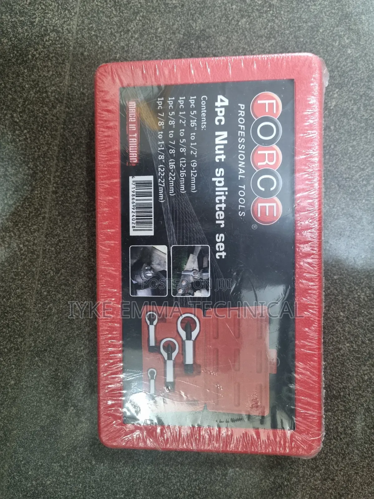 Manual Nut Splitter 4 PCS Set Heavy Duty