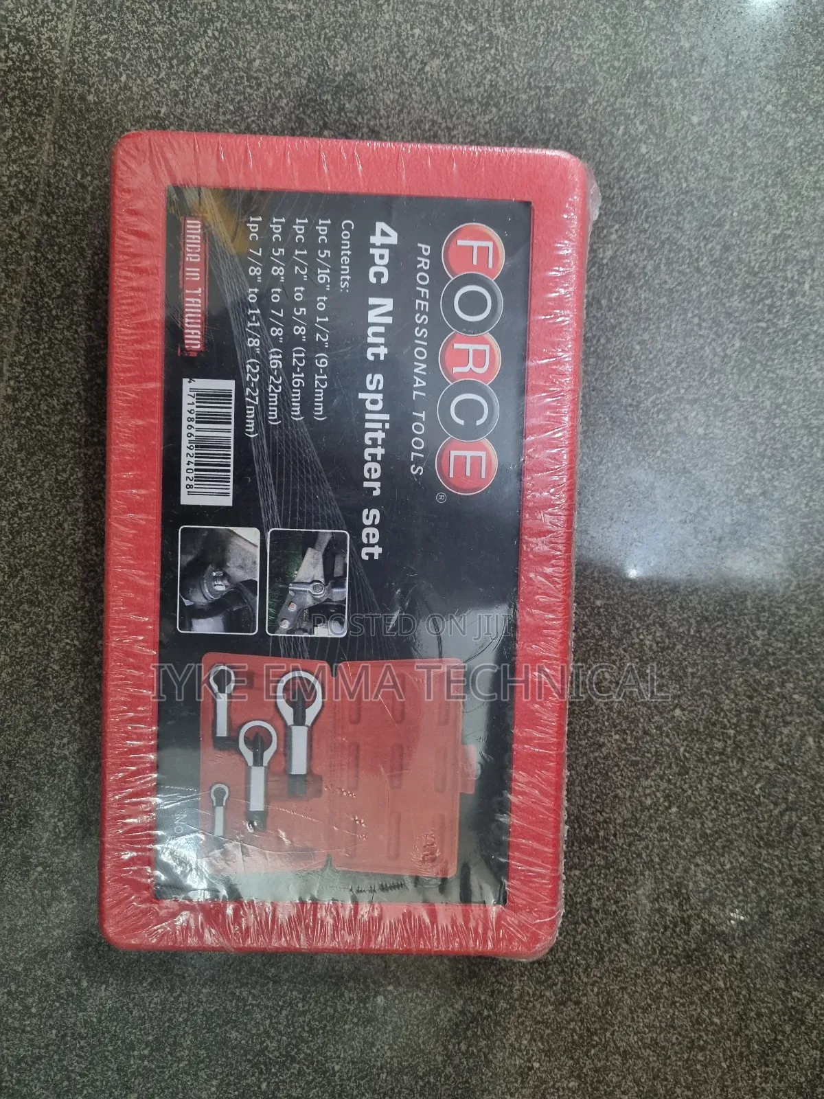 Manual Nut Splitter 4 PCS Set Heavy Duty