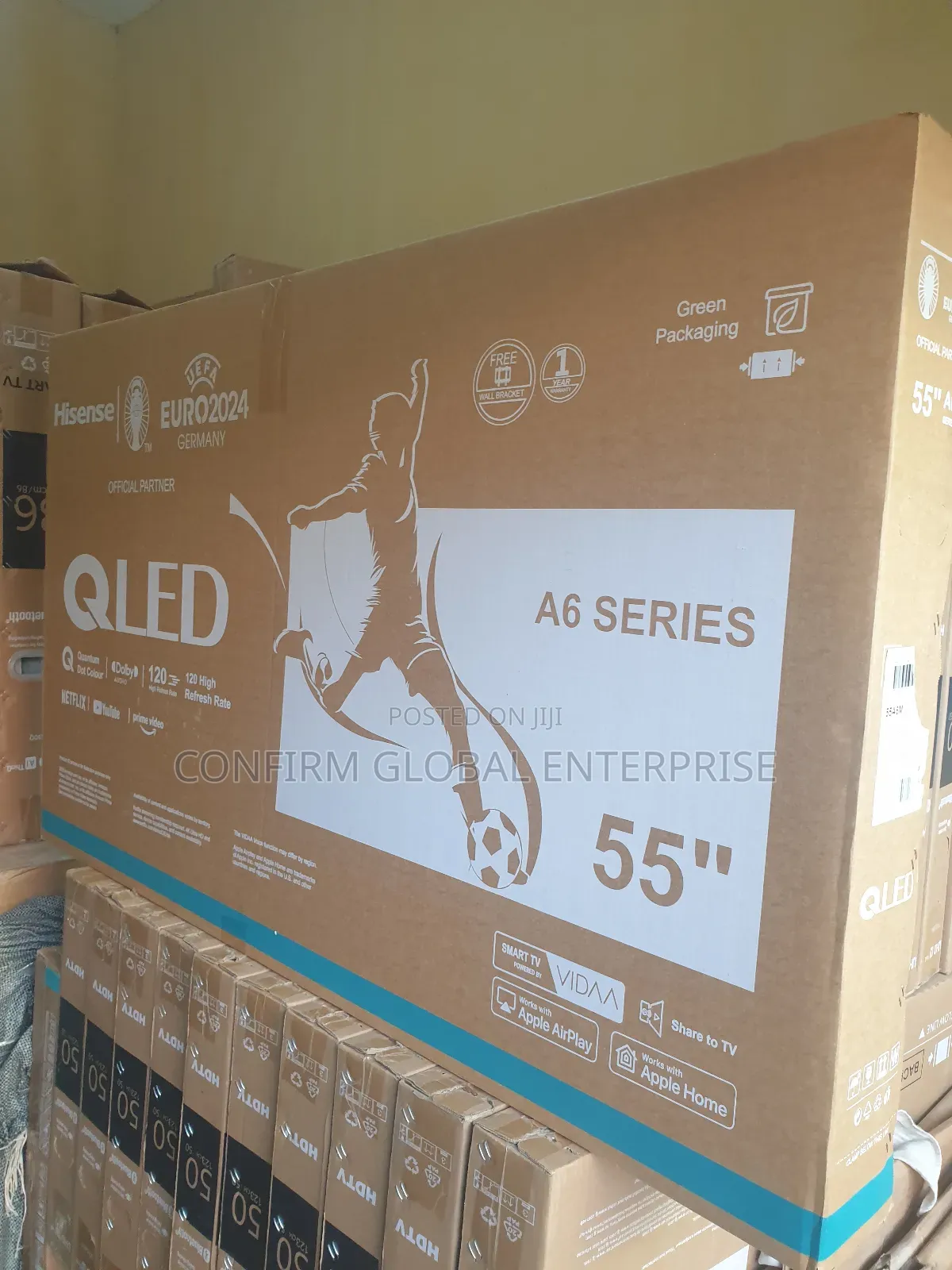 Brand New Hisense 55" Inches Qled Smart Tv