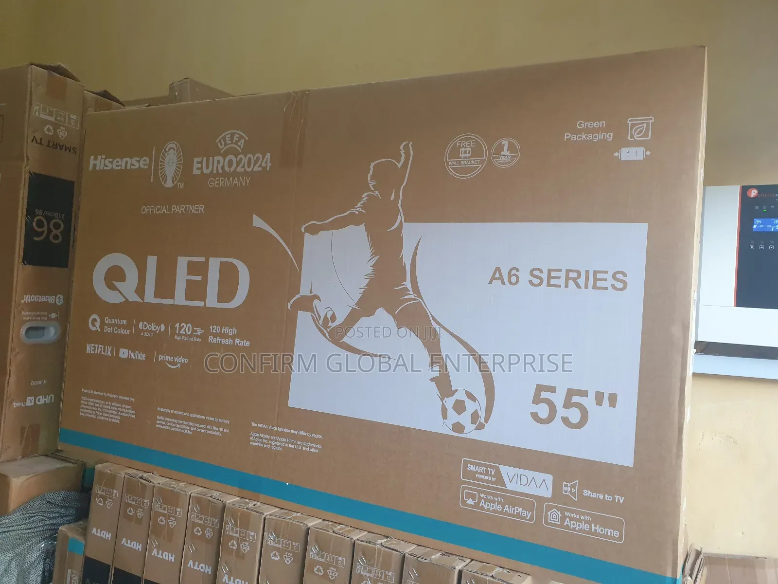 Brand New Hisense 55" Inches Qled Smart Tv