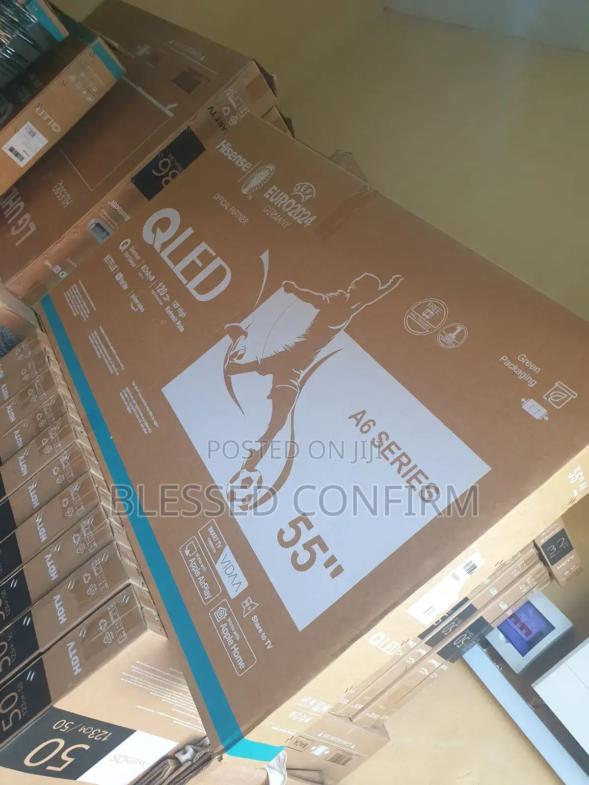 Original Hisence 55" Inches Qled Smart Tv
