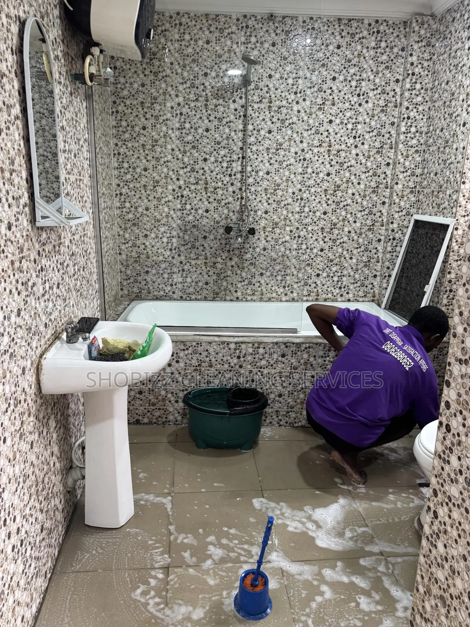 Deep Cleaning Service Toilet Disinfection