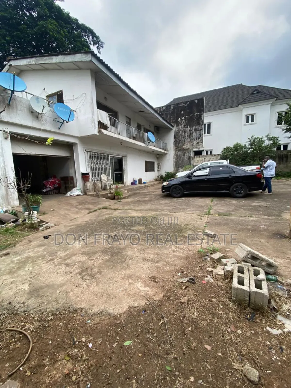 1580 Sqm Land + Structure In Kobiowu Crescent Iyaganku Gra Ibadan
