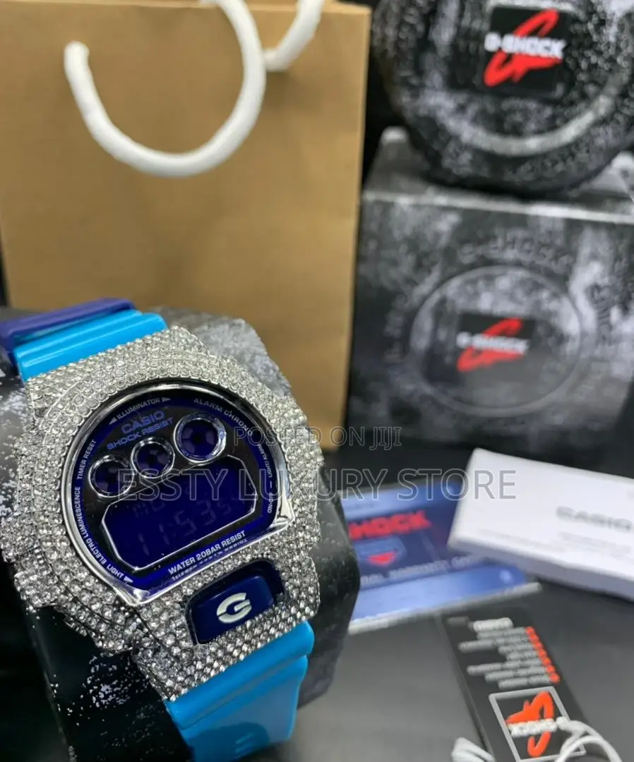 High Quality Luxury G-Shock Stone Wristwatch