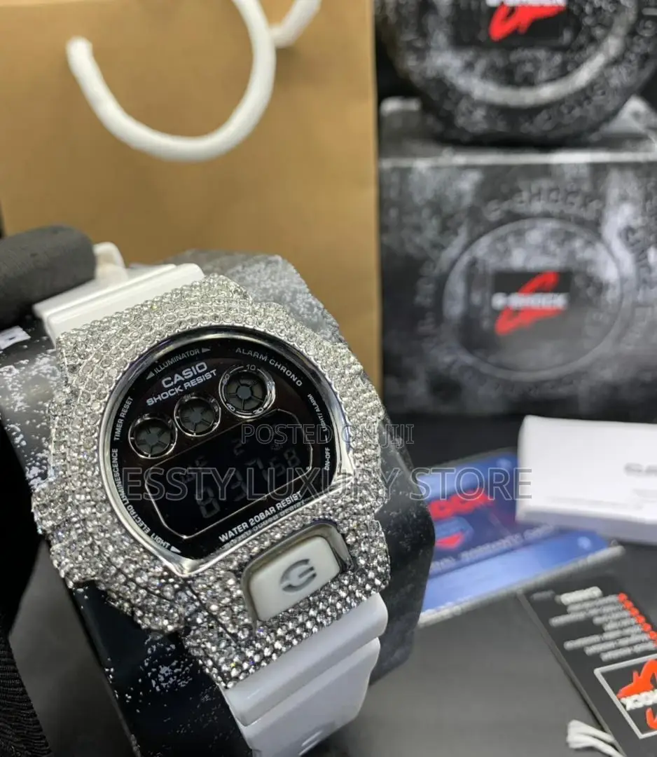 High Quality Luxury G-Shock Stone Wristwatch