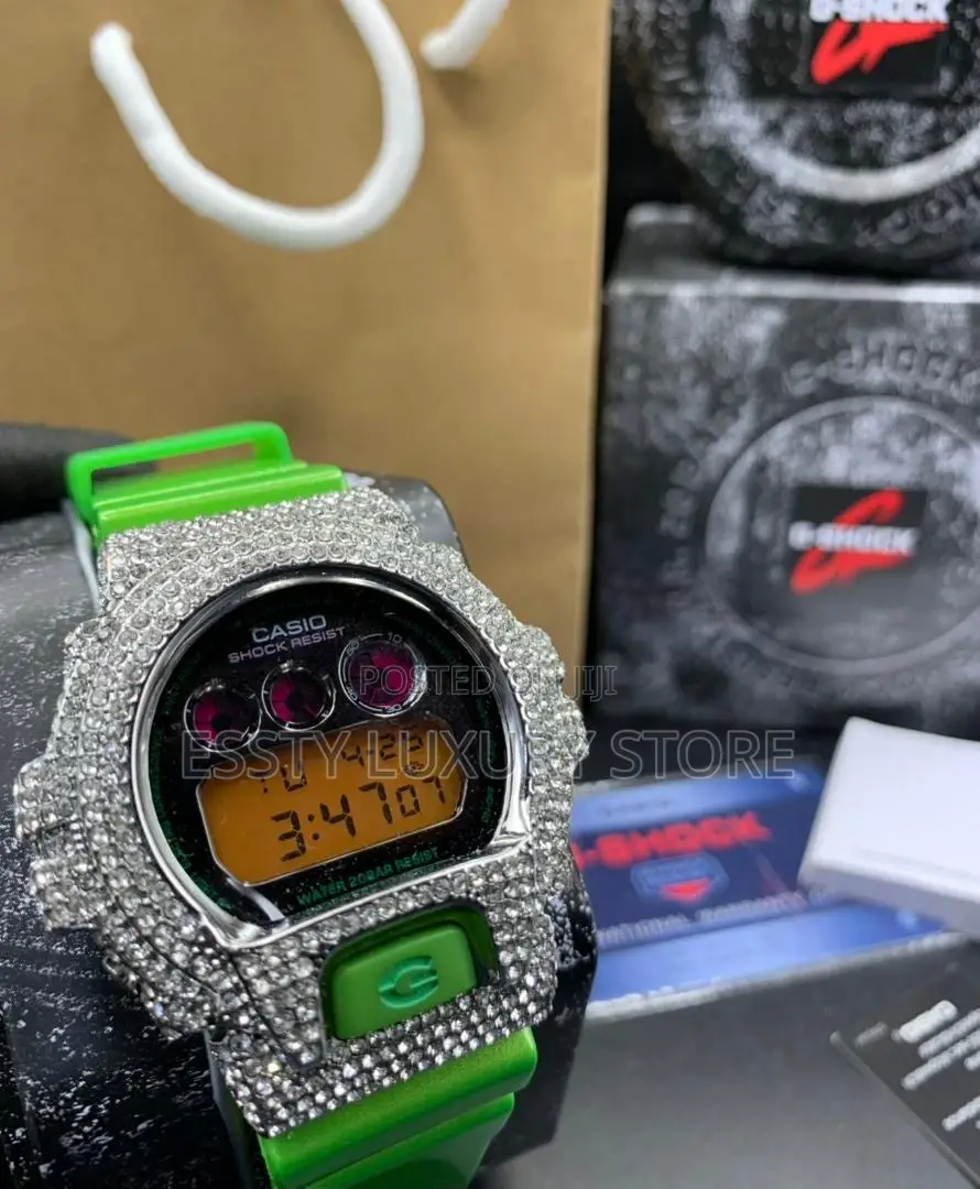High Quality Luxury G-Shock Stone Wristwatch