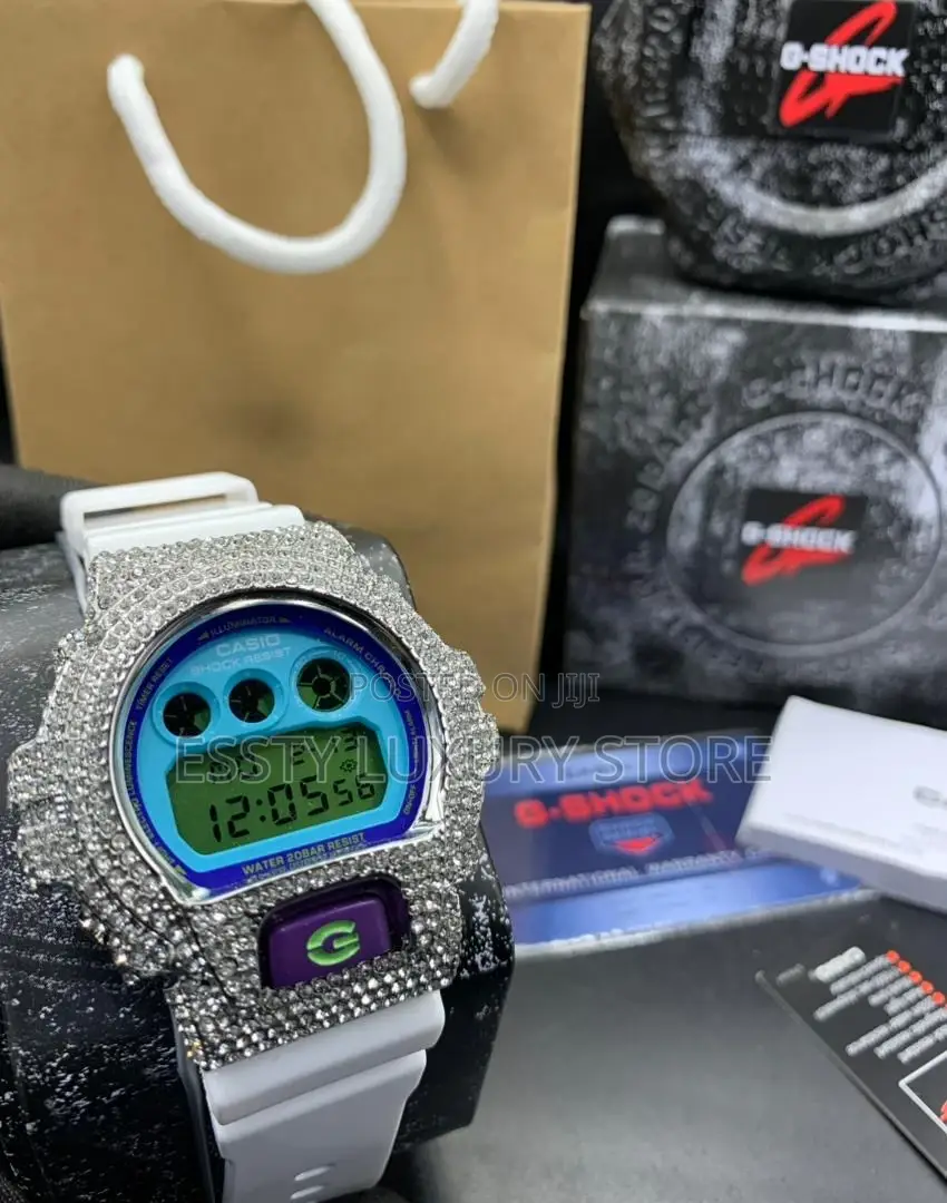 High Quality Luxury G-Shock Stone Wristwatch
