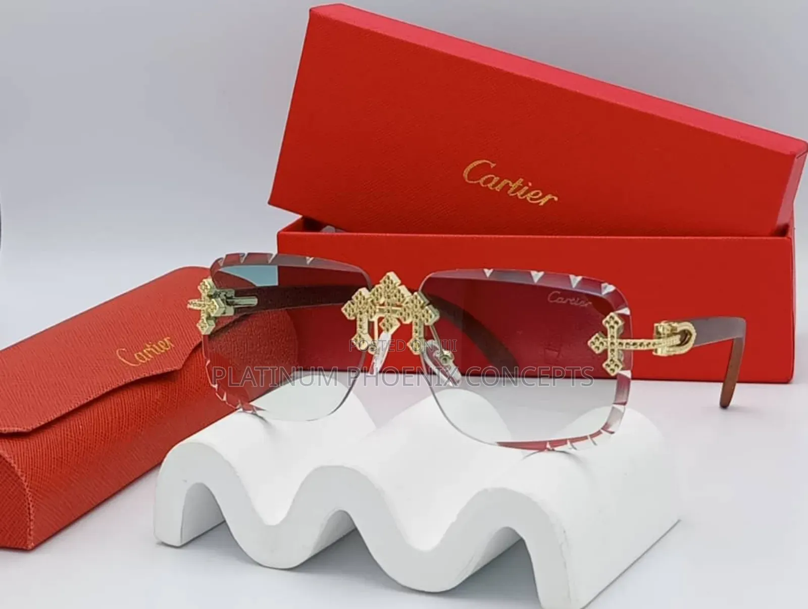 Fashion Cartier Glasses Full Boxed
