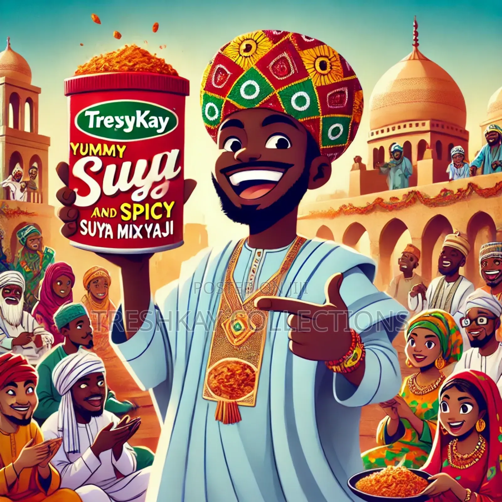 Treshkay Yummy and Spicy Suya Mix Yaji 