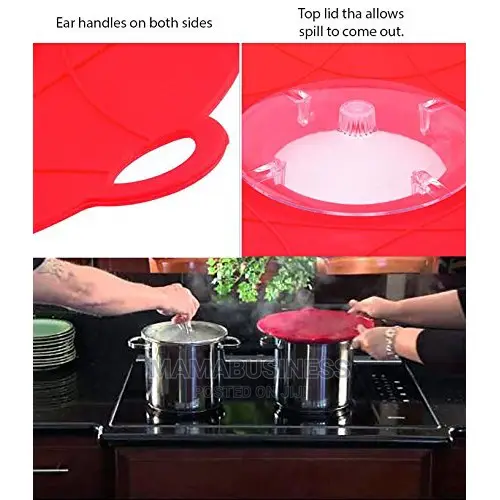 Silicone Spill Stopper Anti-Overflow Lid Cover
